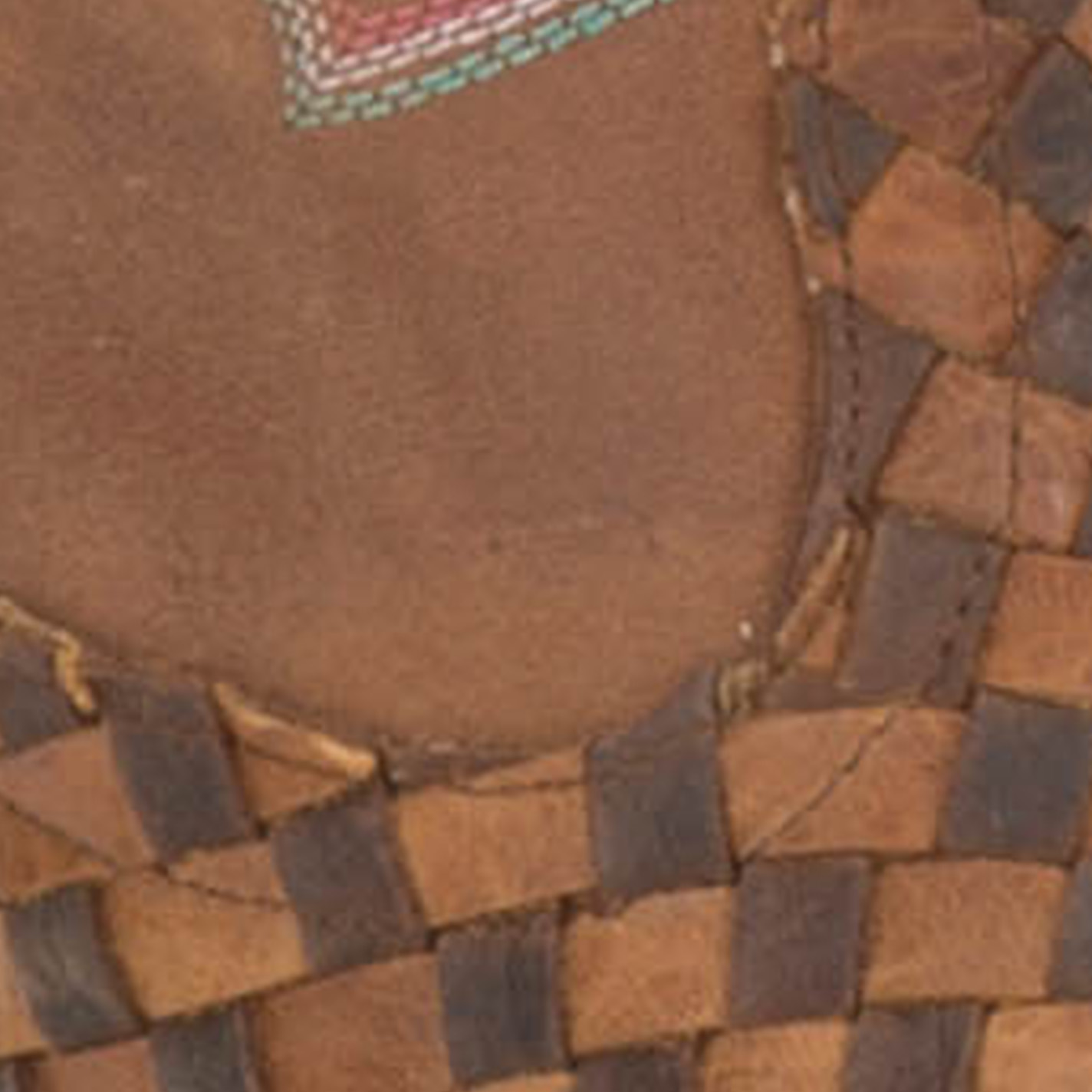 Anderson Bean Women's Macie Bean Toast and Honey Woven Square Toe Cowboy Boots - Image 1