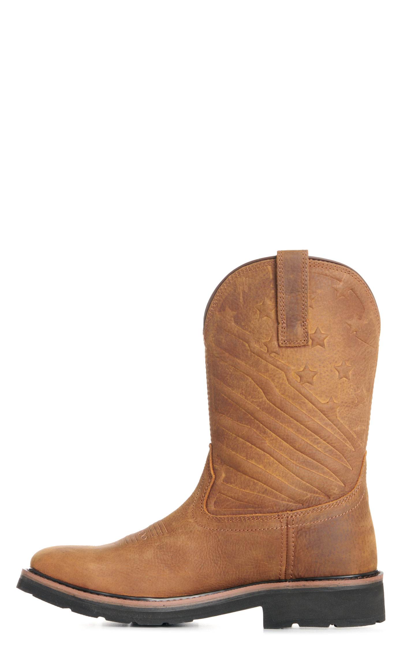 Wolverine Men's Rancher Flag LX Brown Wide Square Steel Toe Work Boots - Image 6
