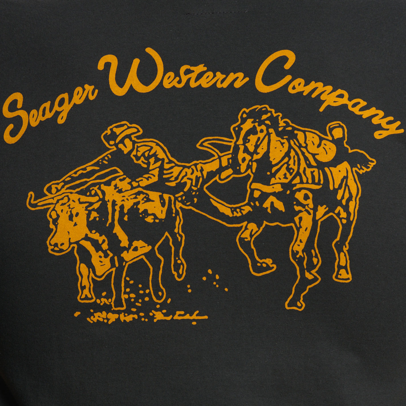 Seager Men's Black Los Rio Graphic T-Shirt - Image 1