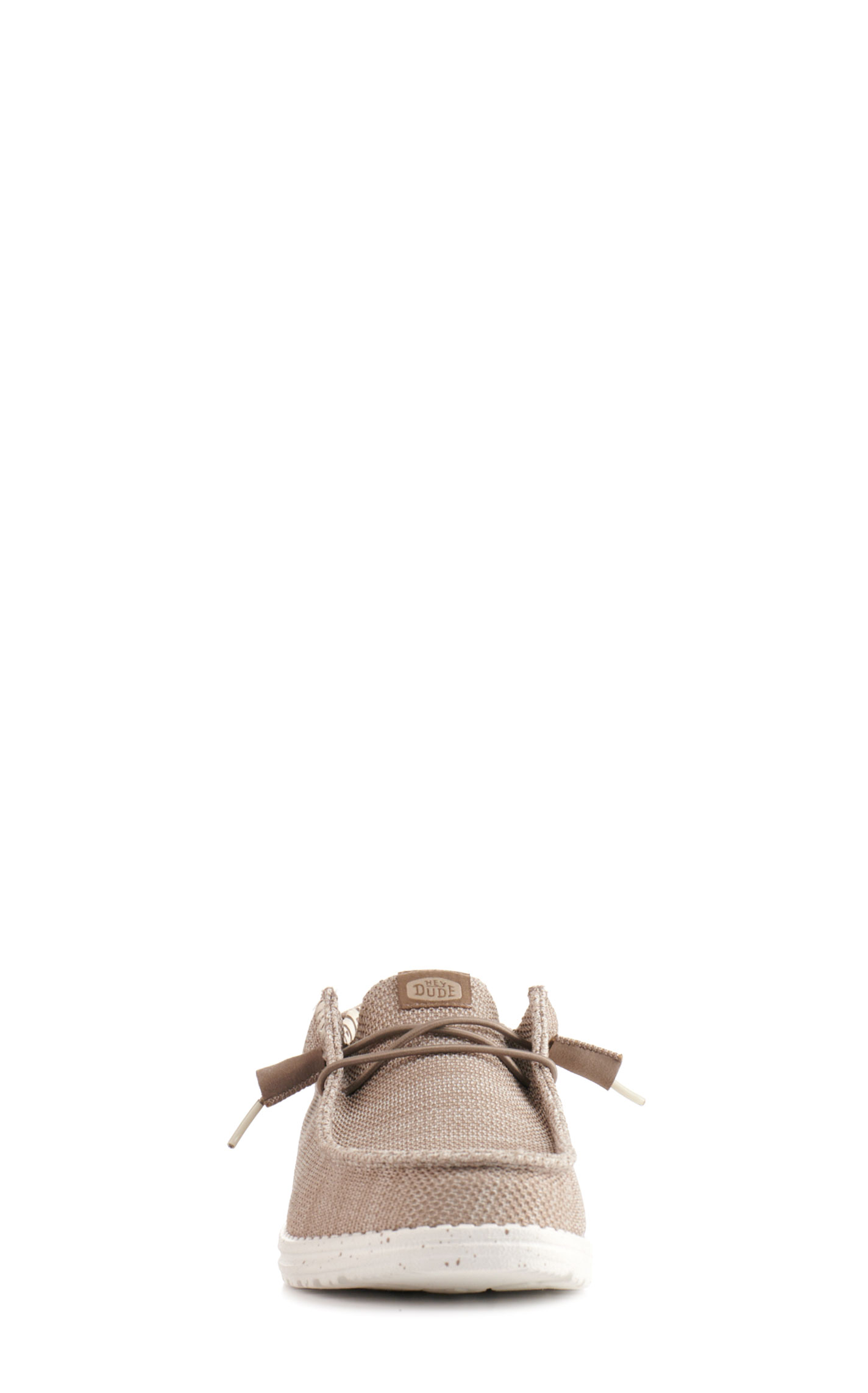 Hey Dude Men's Wally Stretch Sox Tan Moc Toe Casual Shoes - Image 1