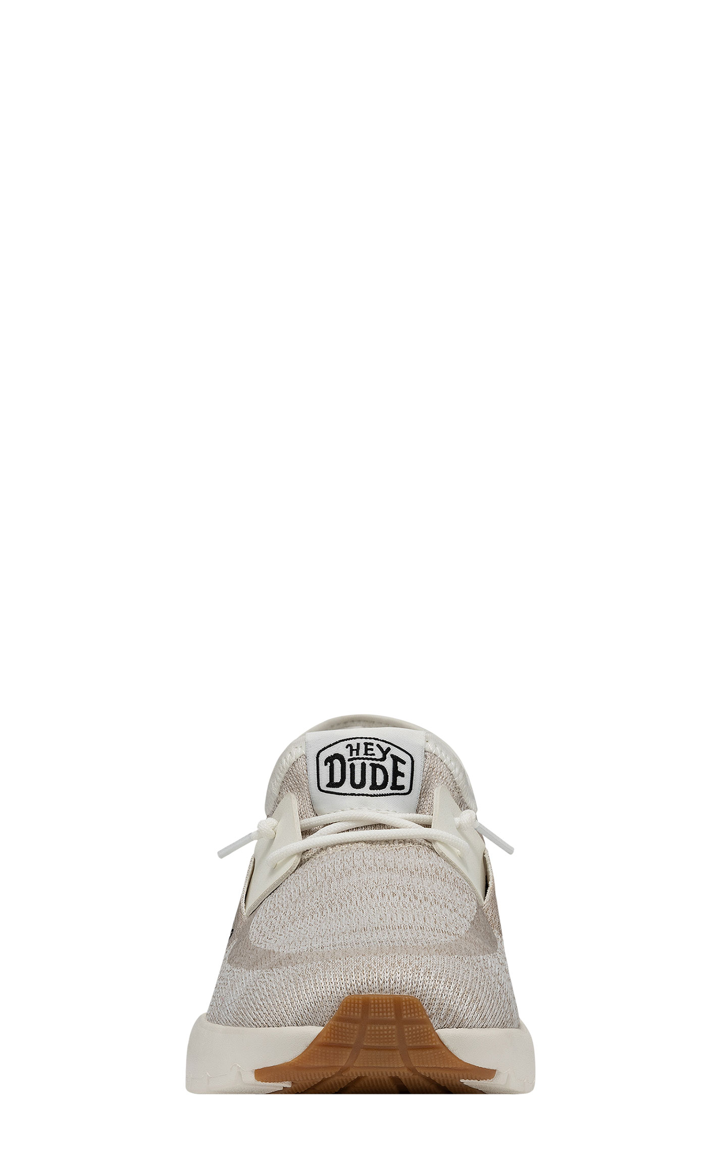 Hey Dude Men’s White Sirocco Slip-On Casual Shoes - Image 1