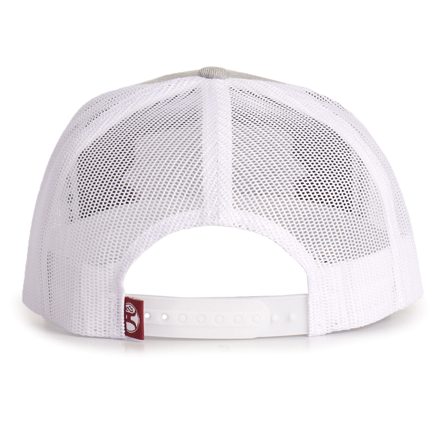 Hooey Diamond Patch Gray & White 6 Panel Semi Curved Bill Cap - Image 1