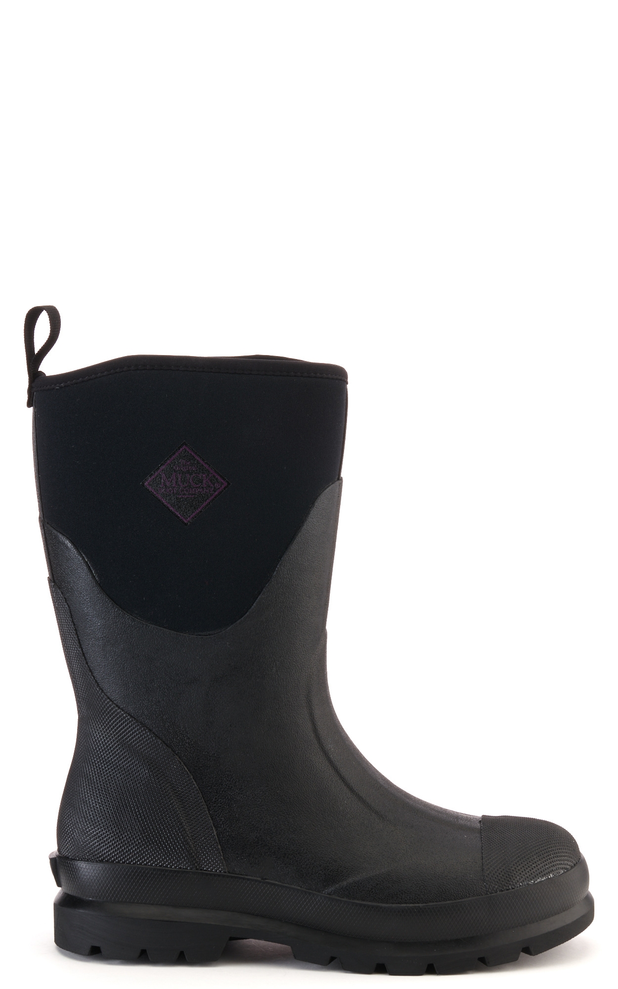 Muck Chore Classic Women's Black Mid Rise Waterproof Round Toe Rubber Boot - Image 1