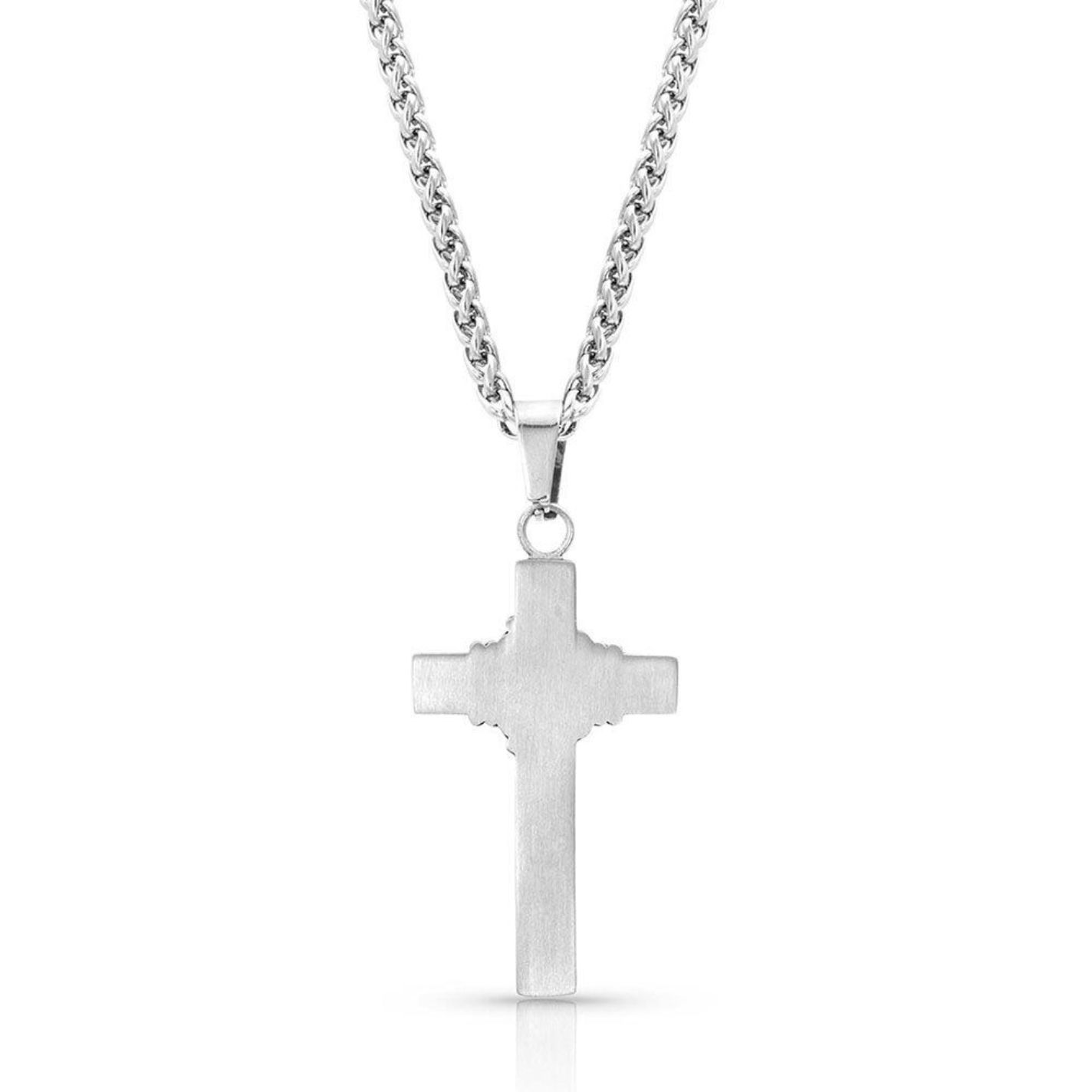Montana Silversmiths Rope Wrapped Cross Necklace - Image 1