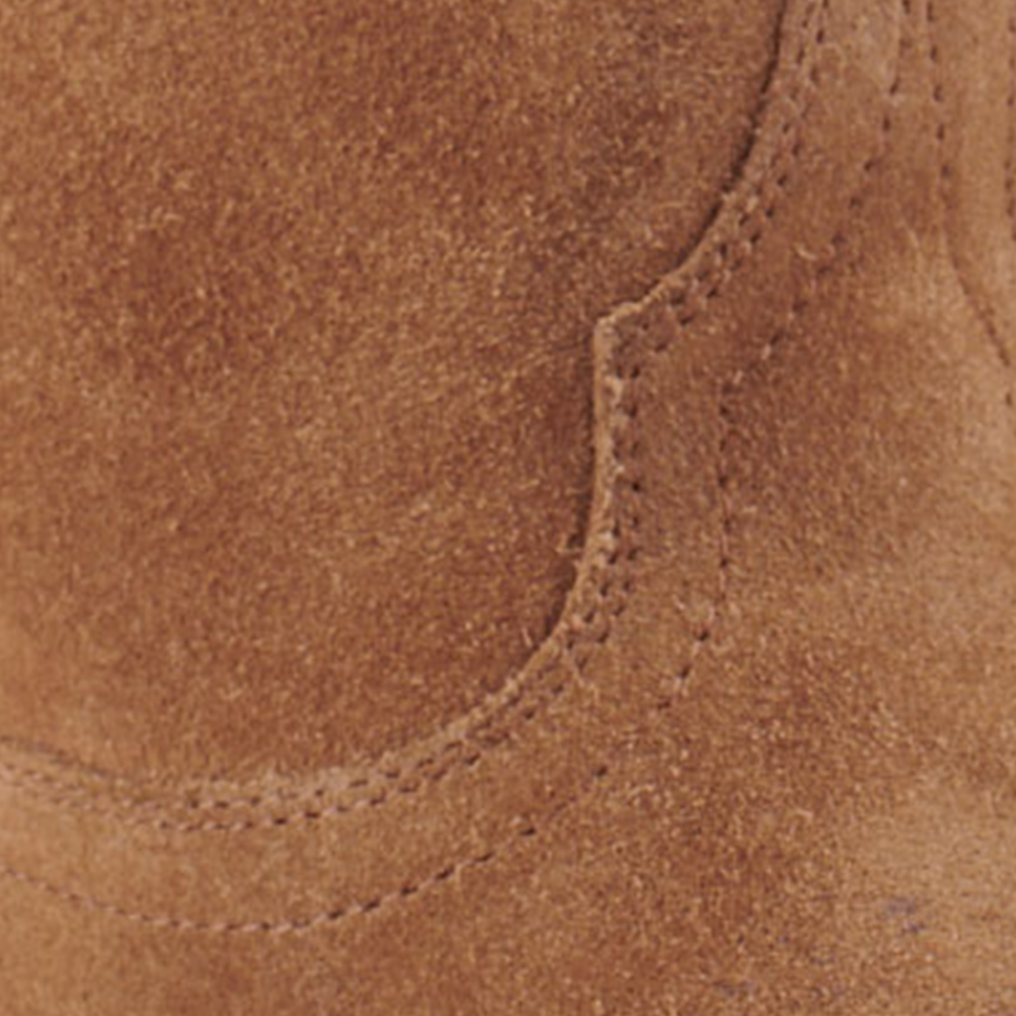 Cavender's Women's Brown Suede with Floral Embroidery Snip Toe Cowboy Boots - Image 1