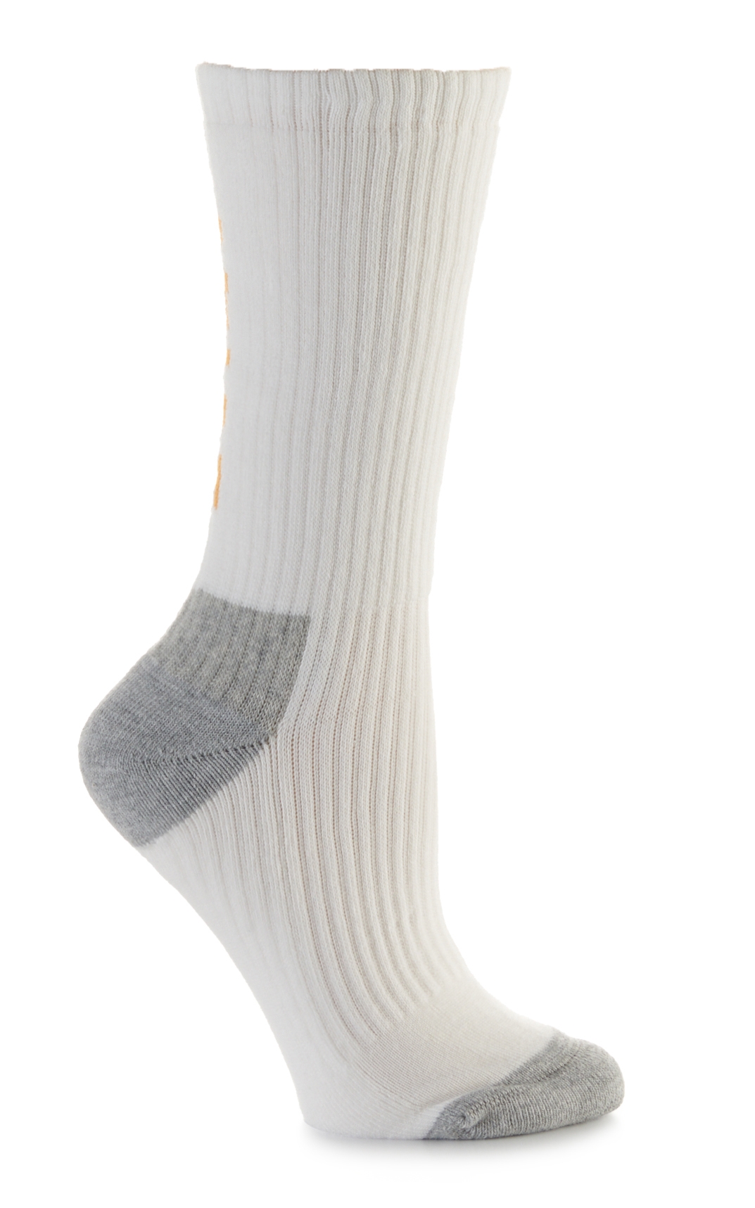 Ariat Men's White & Gray Crew 3Pk Boot Socks (Large) - Image 1