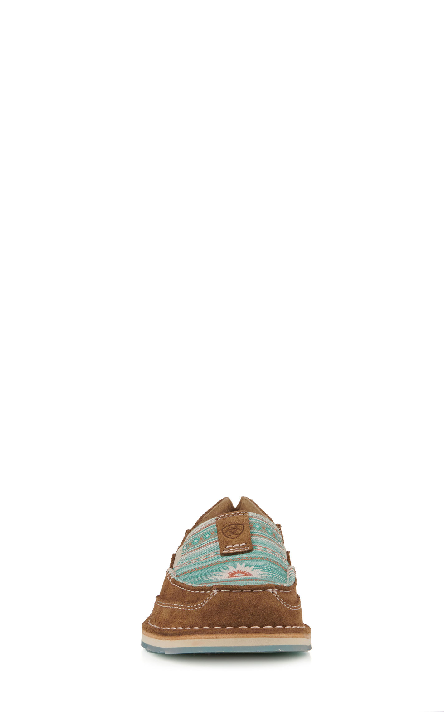 Ariat Women's Cruiser Tan Suede Boquillas Print Casual Shoes - Image 1