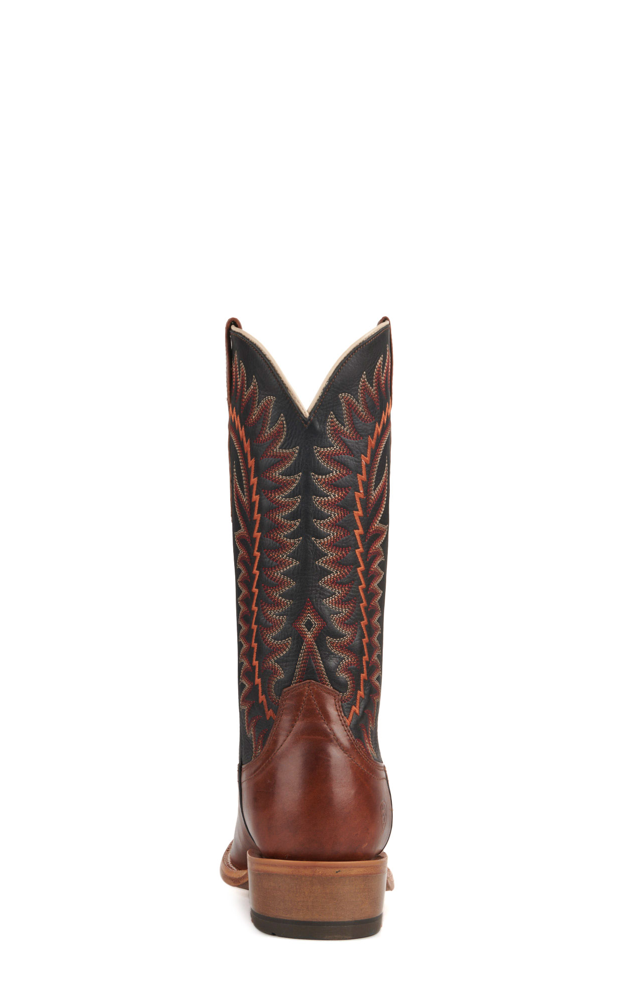 Ariat Men's Futurity Time Copper Crunch and Black TekStep Punchy Square Toe Cowboy Boots - Image 1