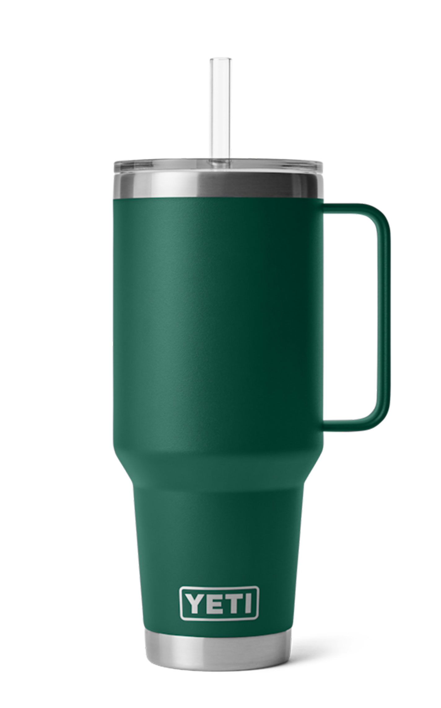 Yeti Coolers Rambler 42 Oz Black Forest Green Straw Mug - Image 1