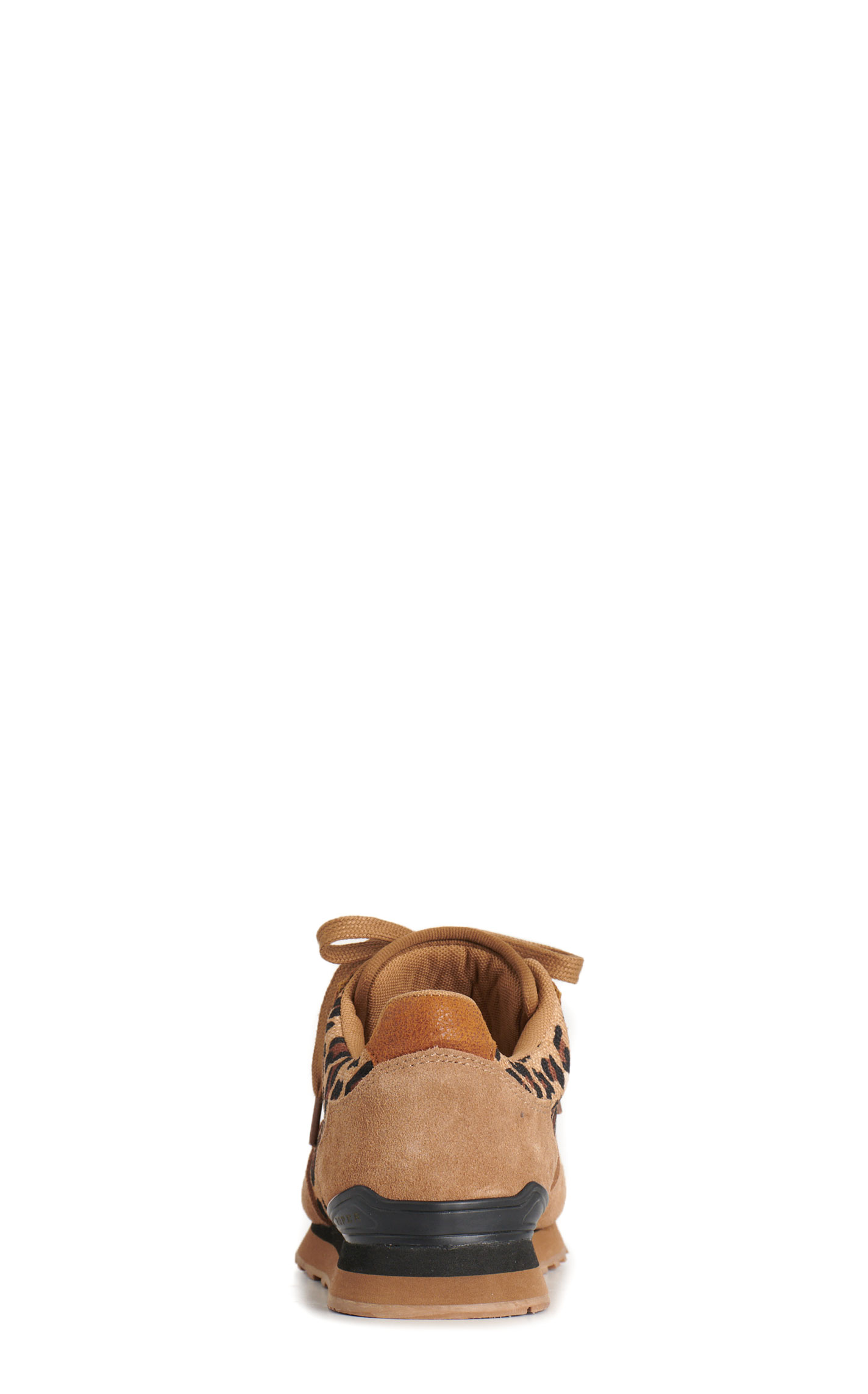 Roper Women's Giddyup Jogger Tan & Leopard Print Casual Shoes - Image 1