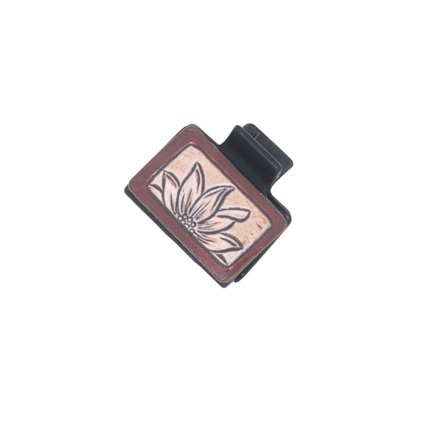 806 by Pink Panache Western Sunflower Claw Hair Clip - Image 1