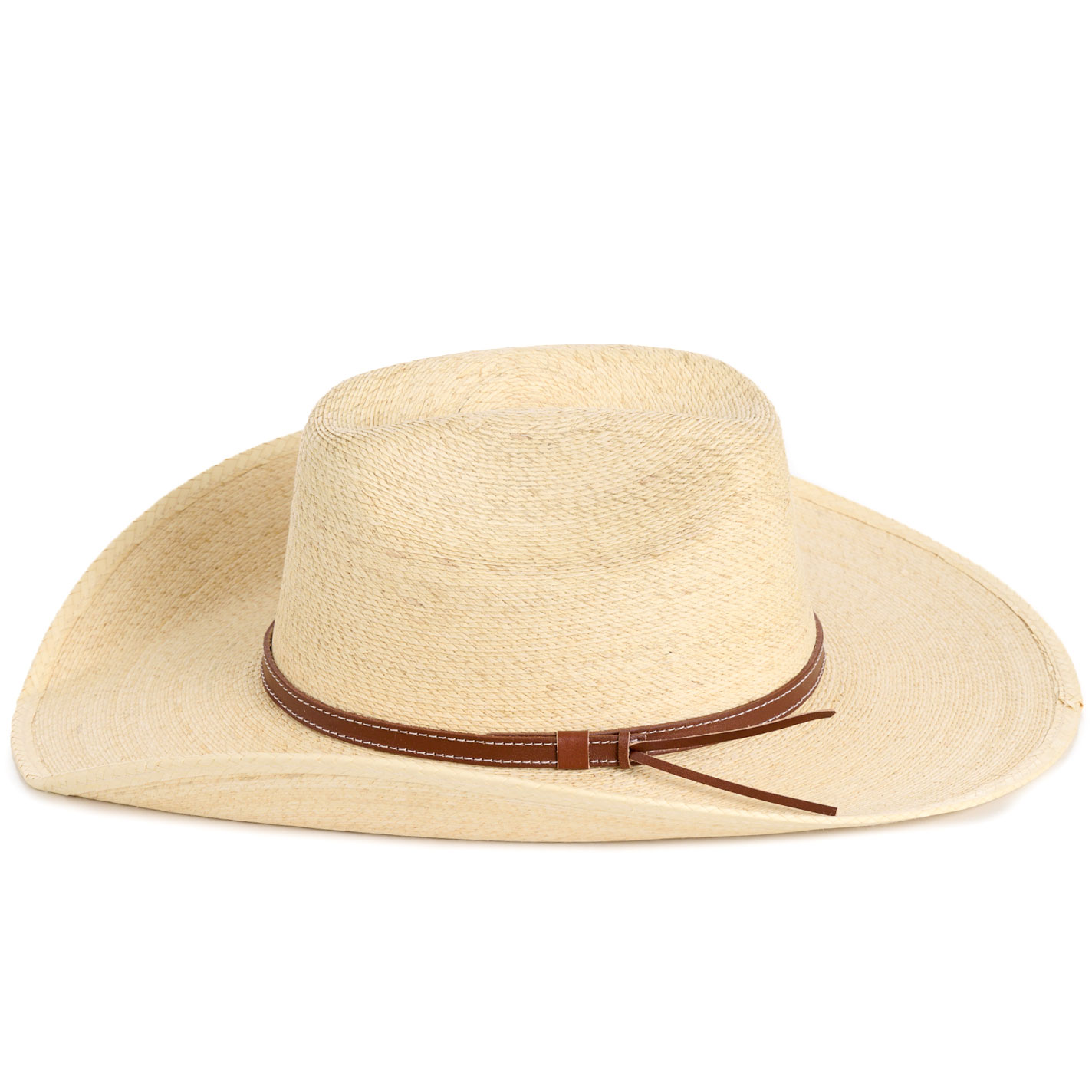 Cavender's Ranch Collection Kid's Natural Fine Palm Cowboy Hat - Image 3