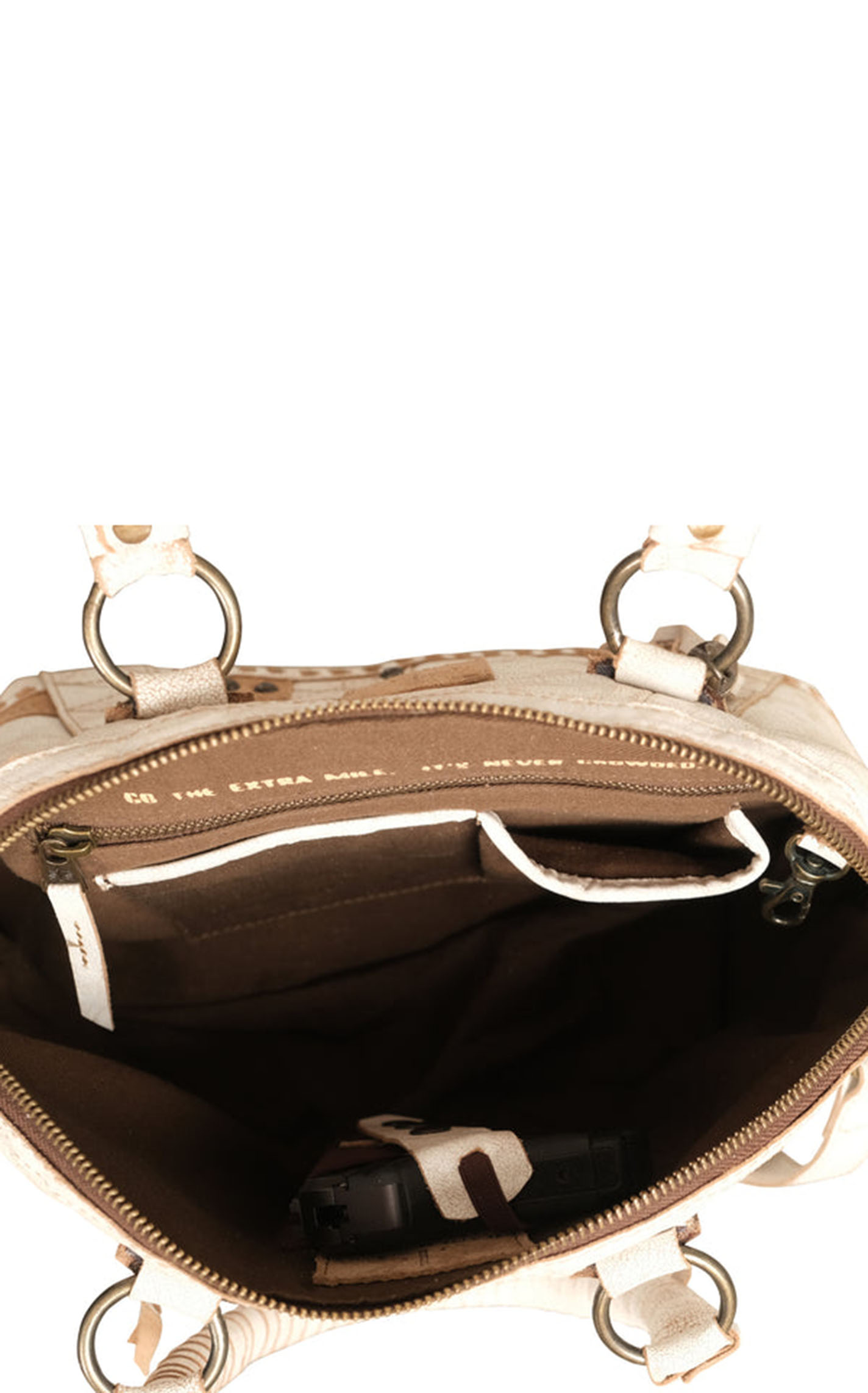 STS Ranchwear Cremello Sansa Cream Satchel Handbag - Image 1