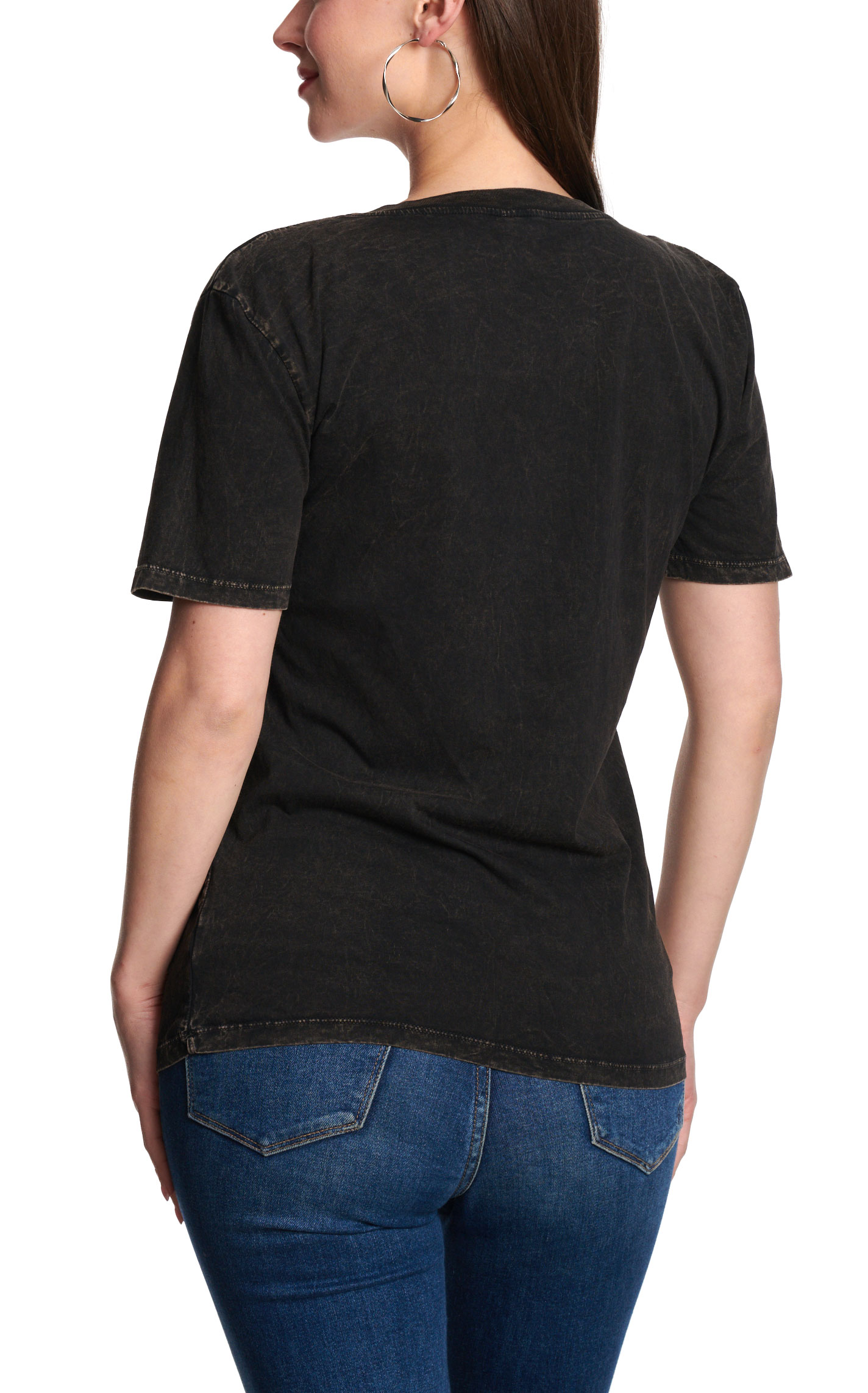 R. Rouge Women's Black Cowboy Take Me Away Graphic T-Shirt - Image 1