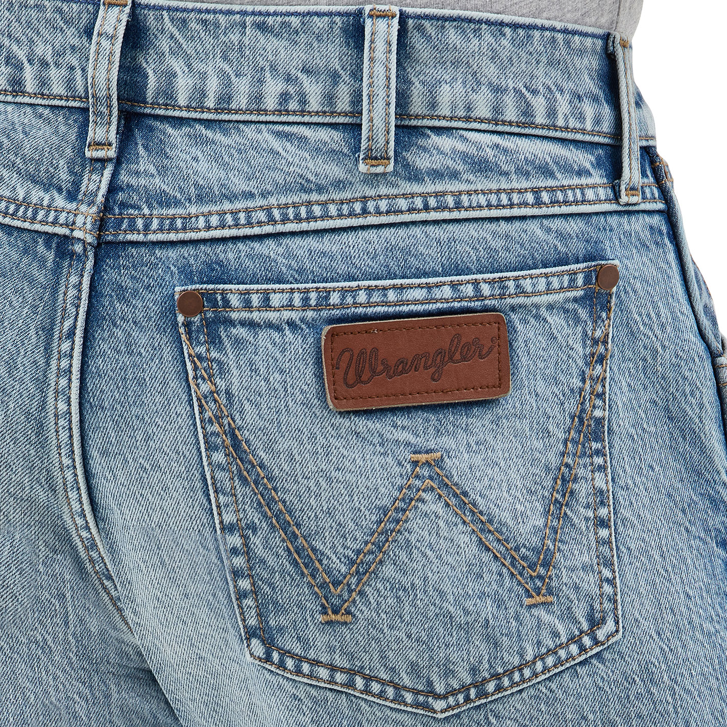 Wrangler Retro Men's Jones Light Wash Slim Fit Bootcut Jeans - Image 1