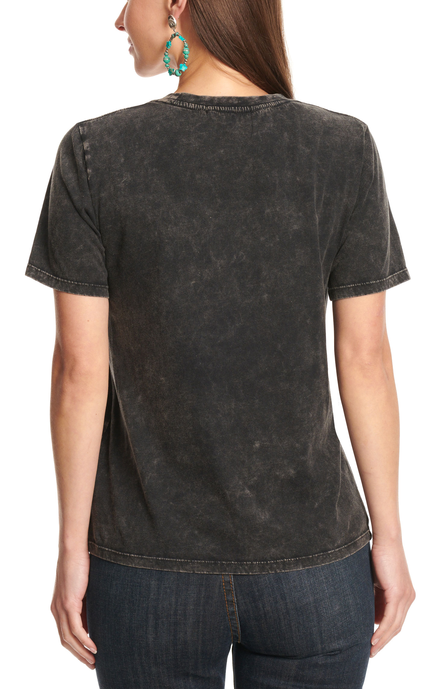 Rock & Roll Denim Women's Black Midnight Rambler Graphic T-Shirt - Image 1