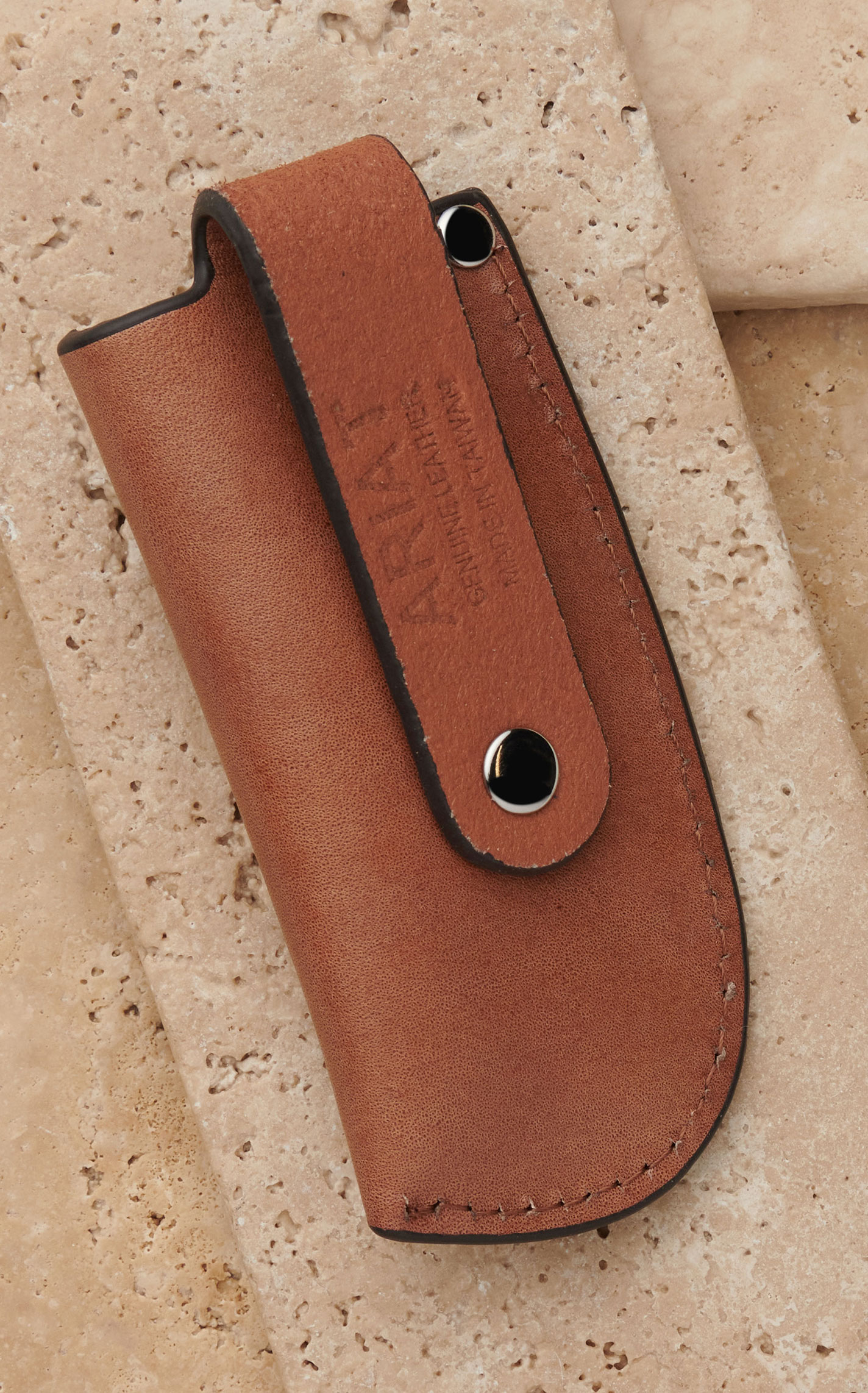 Ariat Brown Leather Tool Cross Knife Sheath - Image 1