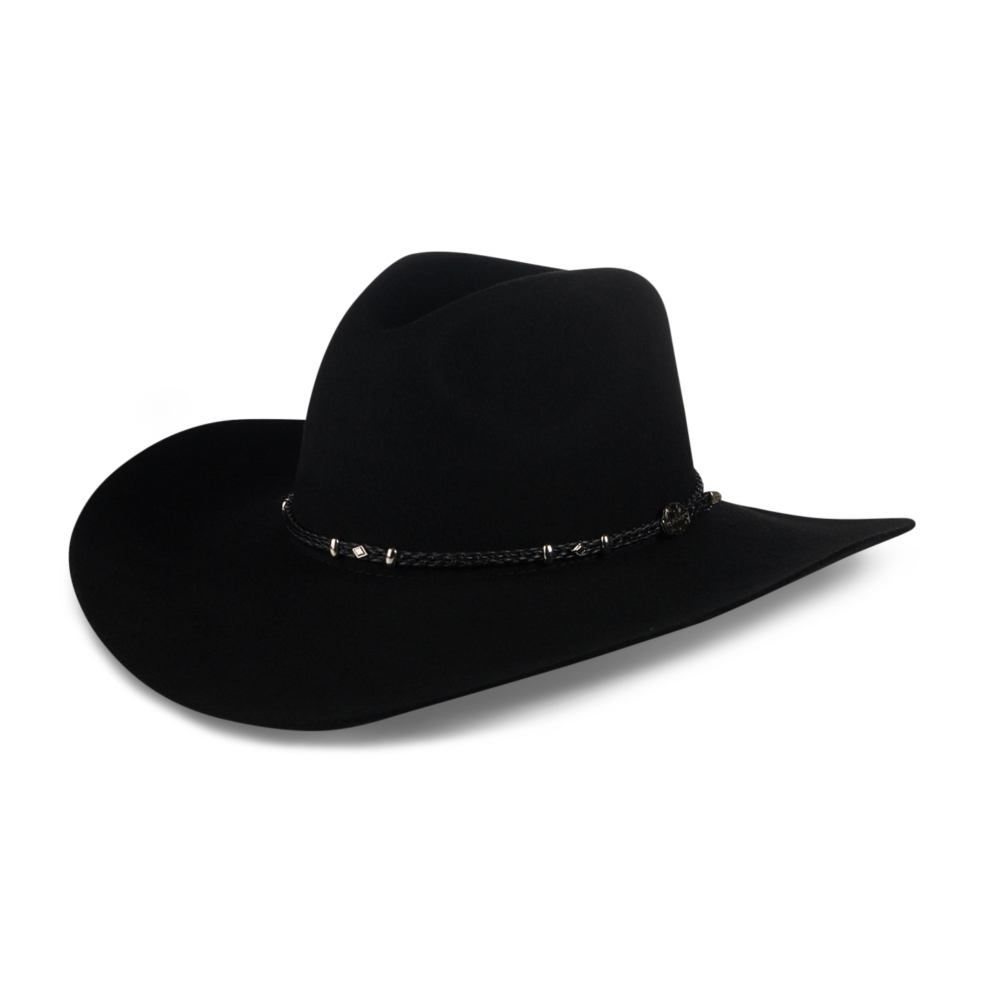 Cavender's Cowboy Collection 3X Black Tracker Felt Cowboy Hat - Image 1