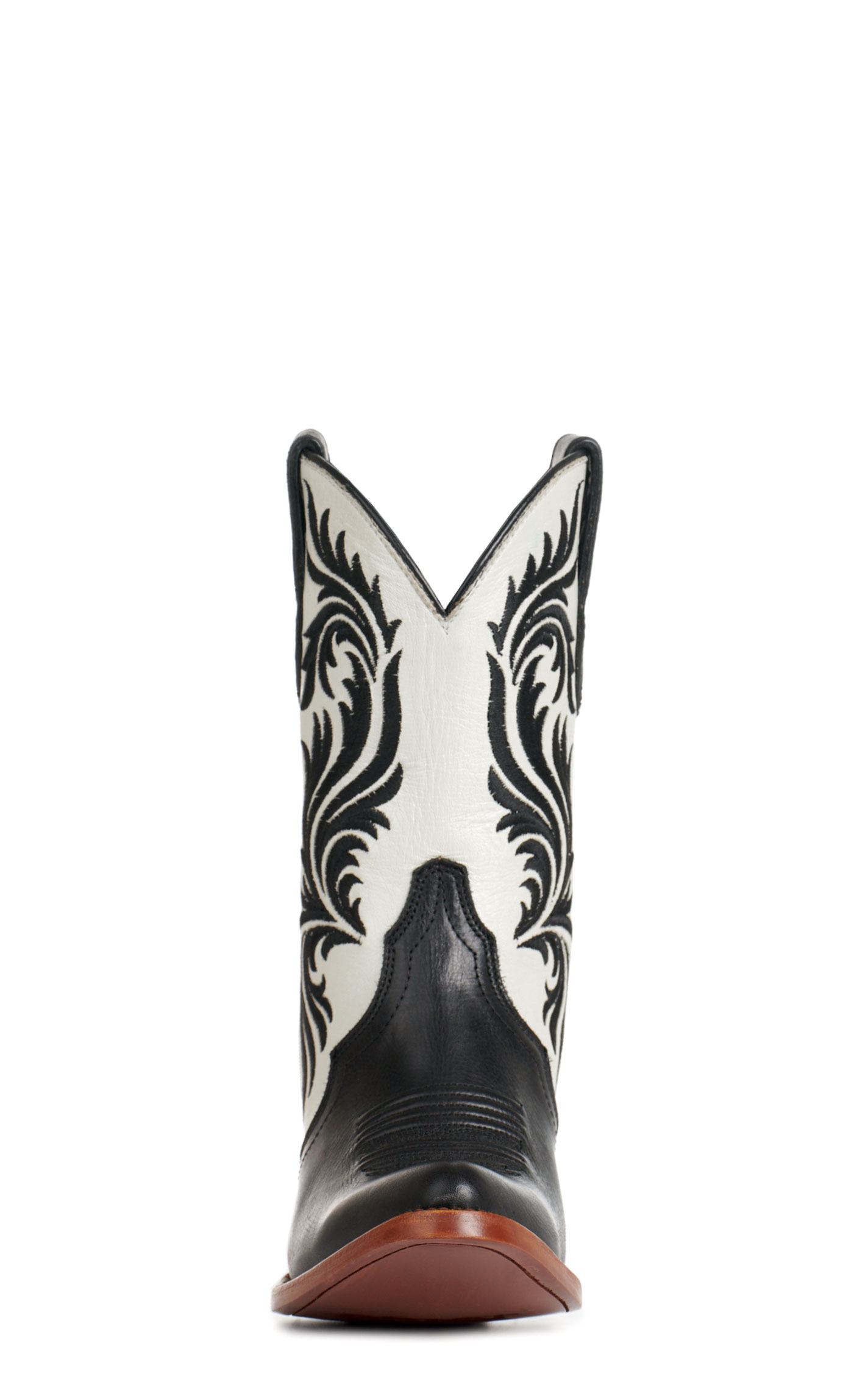 Ariat Women's Antonia Black and Pearl J-Toe Cowboy Boots - Image 1