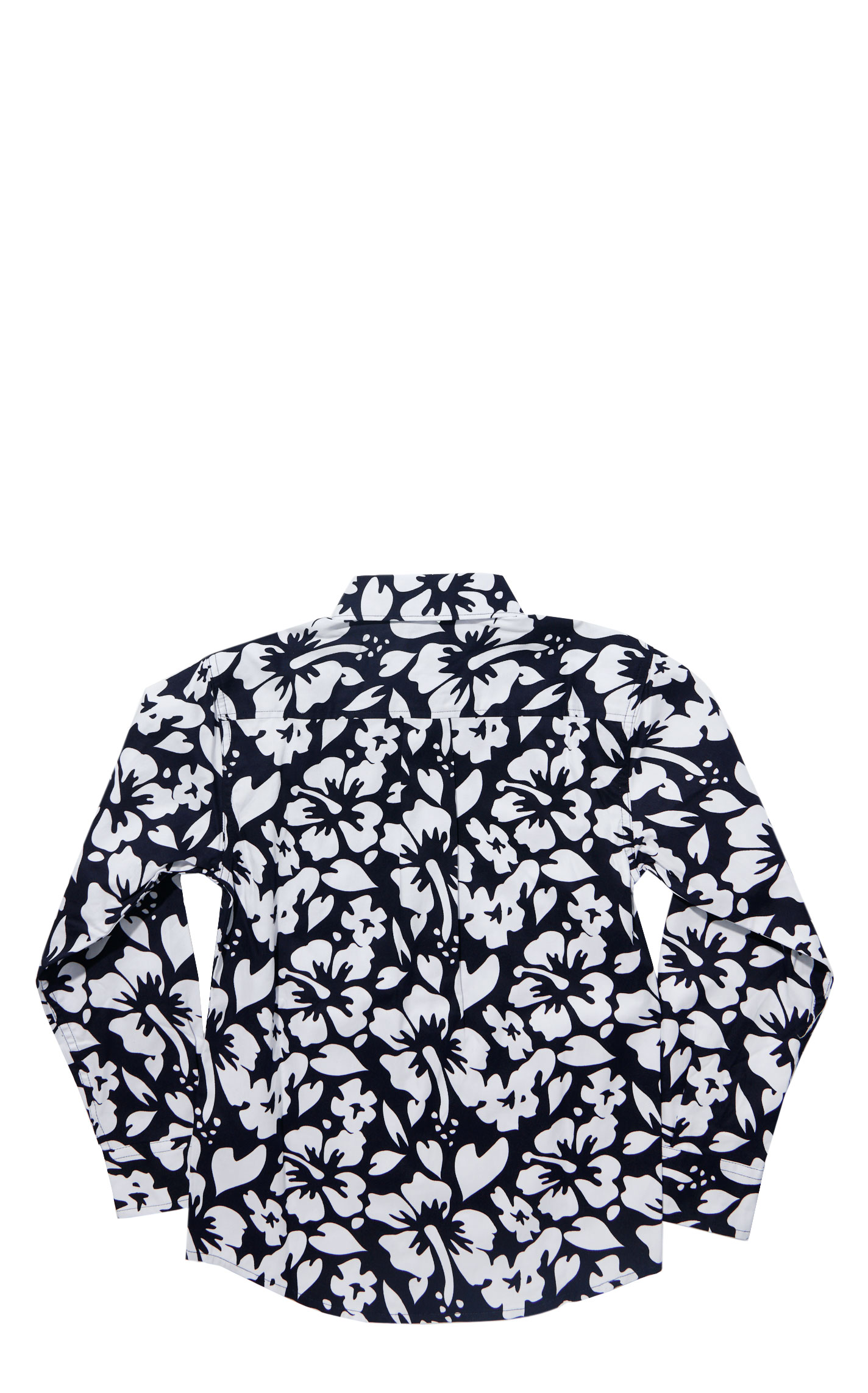 Cinch Boy's Navy Aloha Floral Print Western Shirt - Image 1