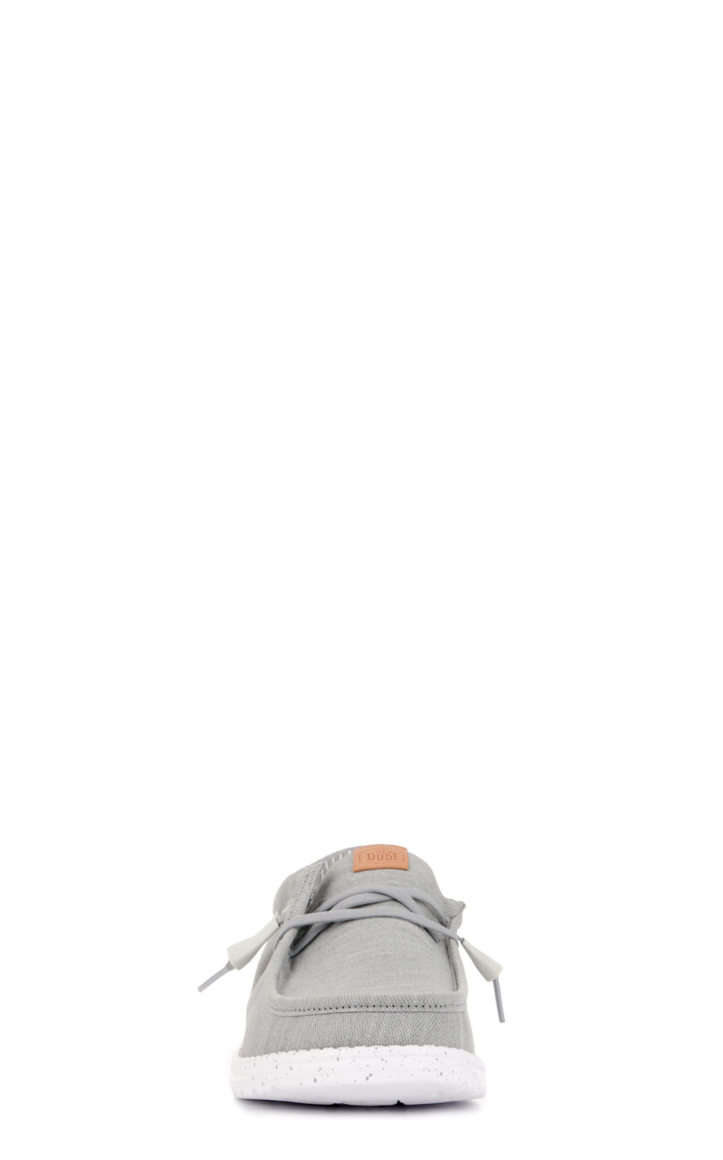 Hey Dude Men's Wally Elevated Gray Lace Up Casual Shoes - Image 1