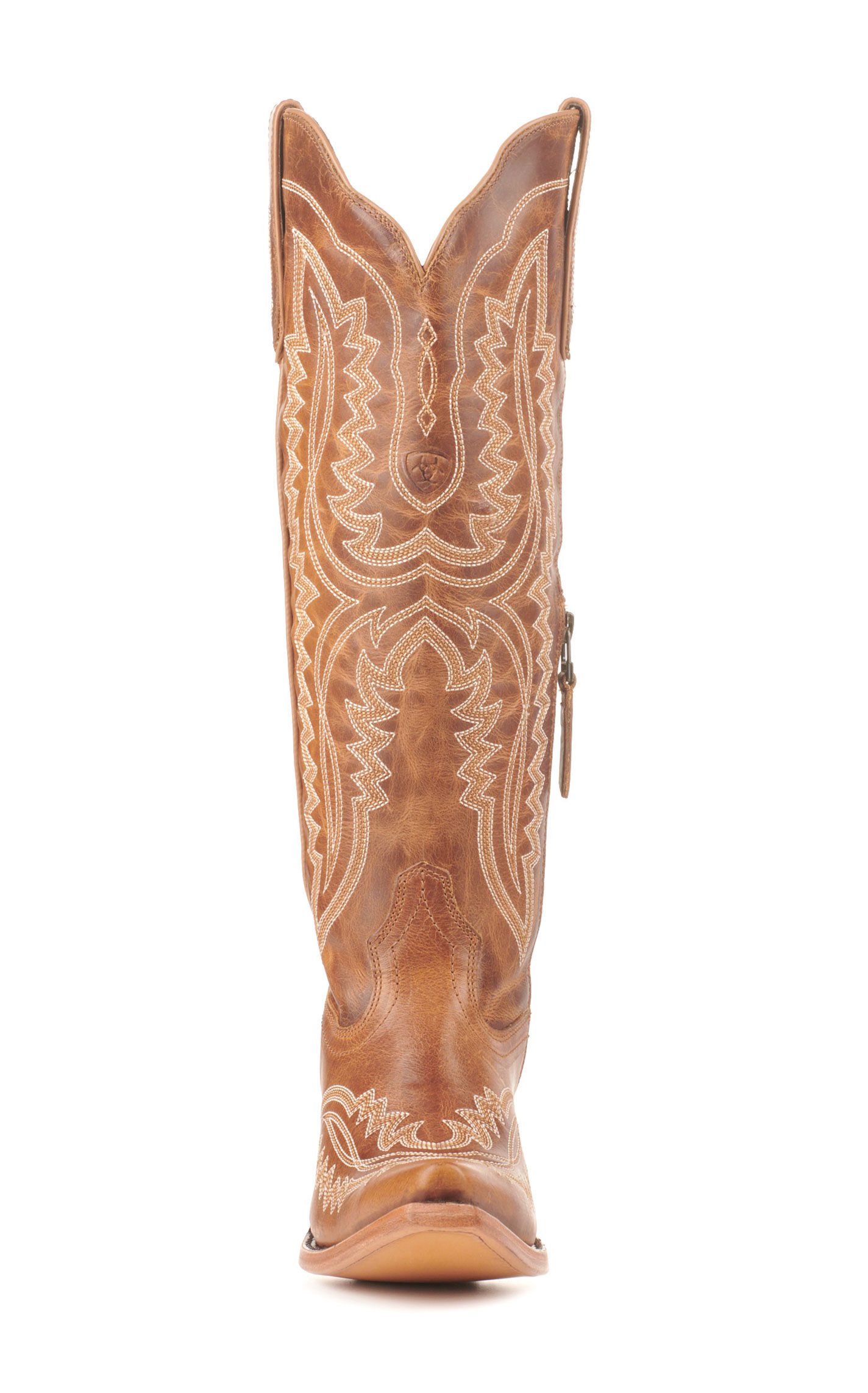 Ariat Women's Casanova Whiskey Brown Snip Toe Tall Cowboy Boots - Image 1