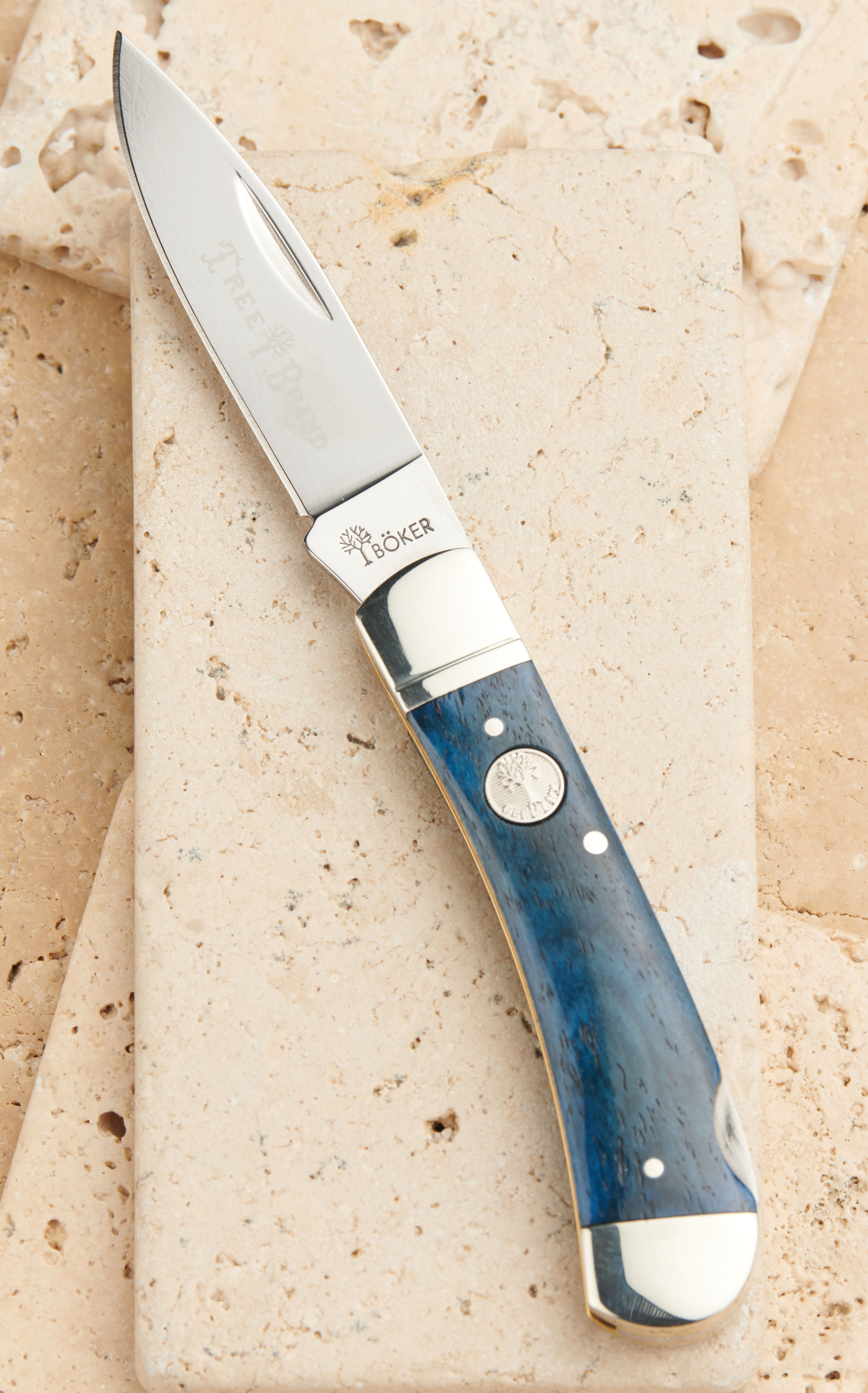 Tree Brand by Boker Traditional Series Smooth Blue Handle Pocket Knife - Image 2