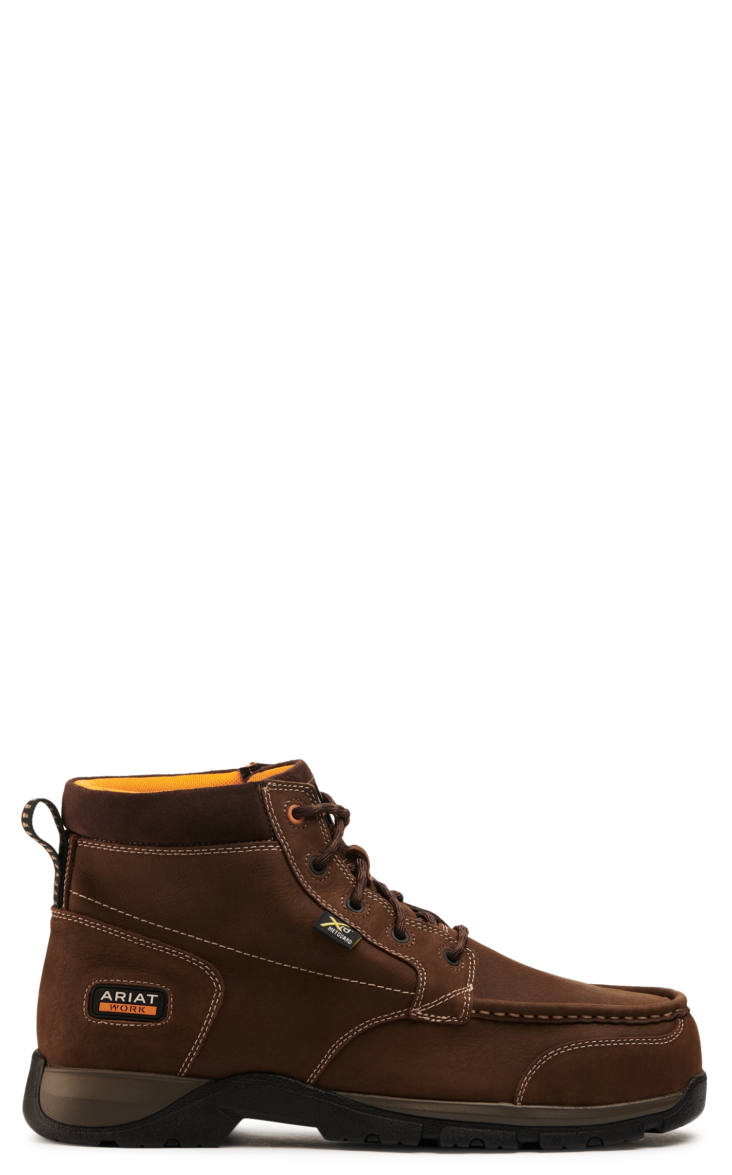 Ariat Men's Edge LTE Dark Brown Chukka MetGuard Round Composite Toe Lace Up Work Boot - Image 1