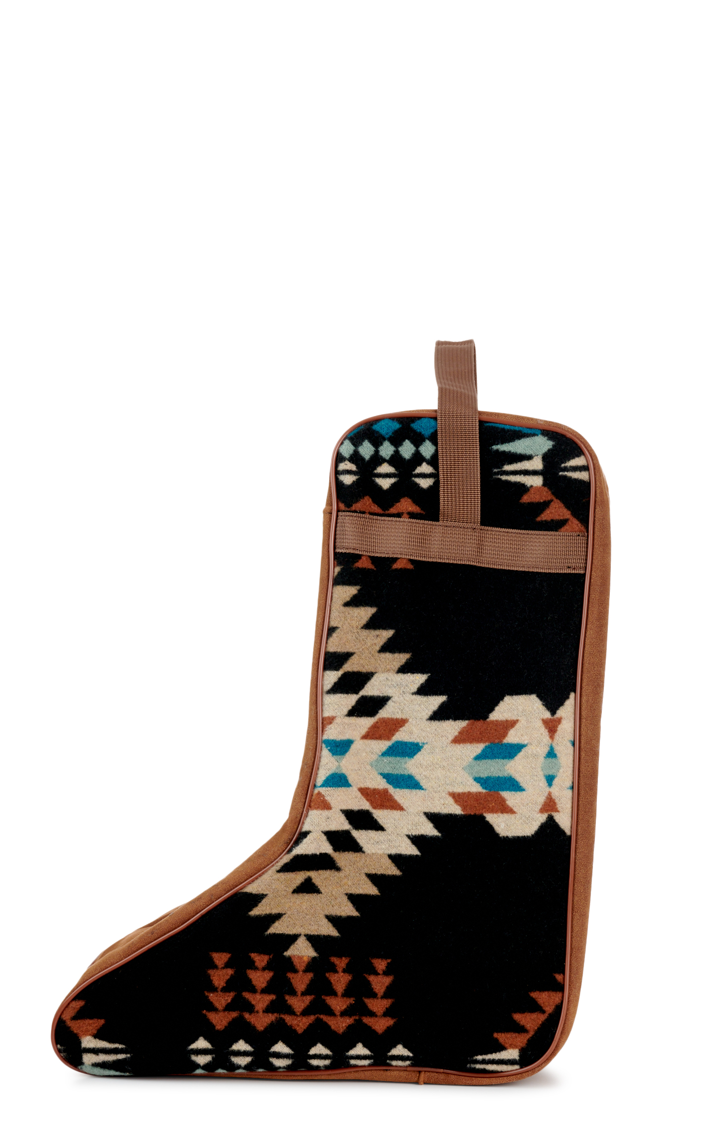 M&F Western Twister Cream & Cinnamon Aztec Blanket Boot Bag - Image 2