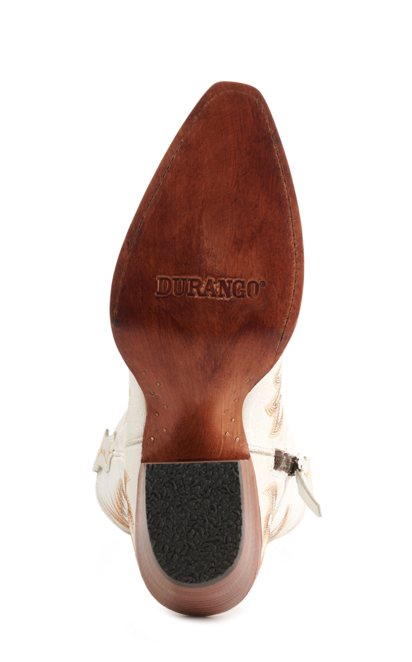 Durango Women's Crush Ivory Snip Toe Tall Cowboy Boots - Image 1