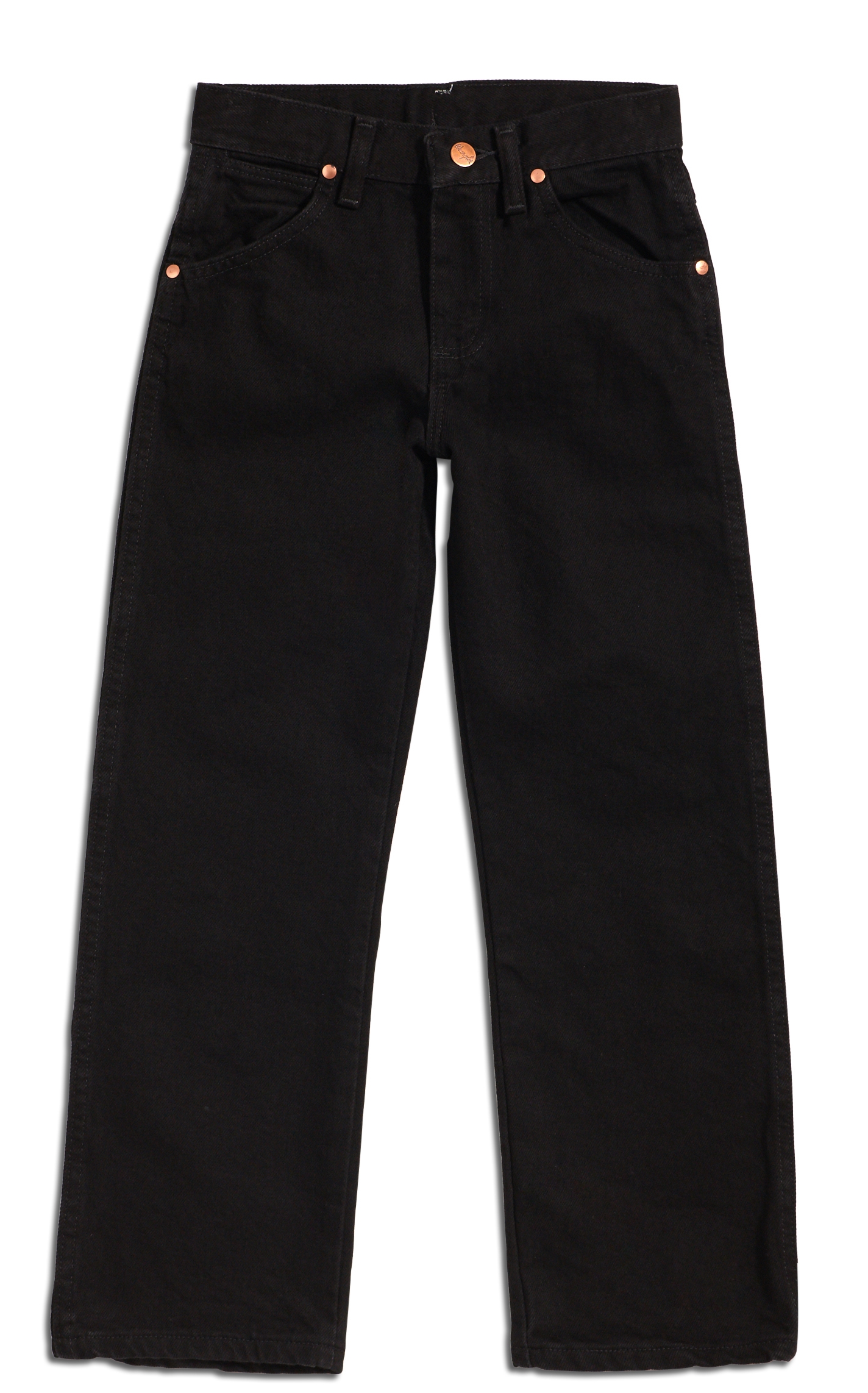 Wrangler Boys' Cowboy Cut Black Original Fit Straight Leg Jeans (8-16 Husky) - Image 1