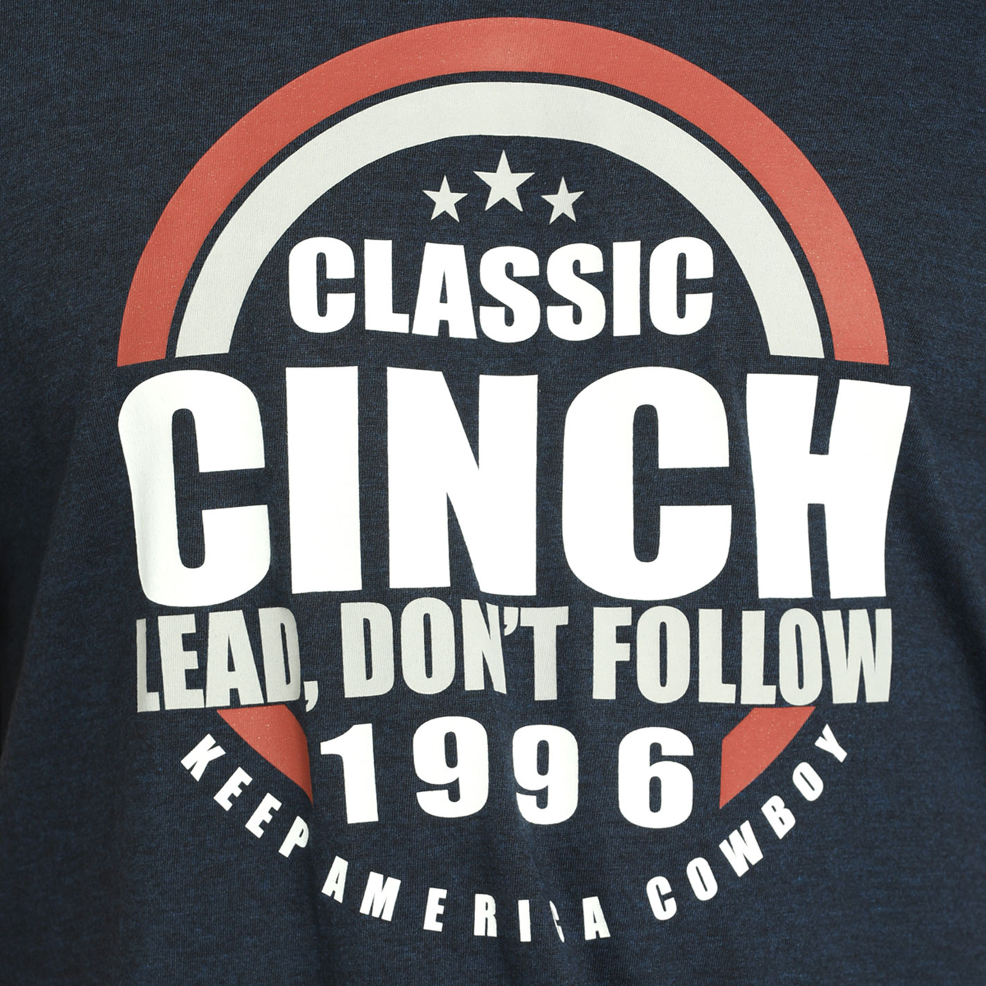 Cinch Men's Navy Lead Don't Follow Graphic T-Shirt - Image 1