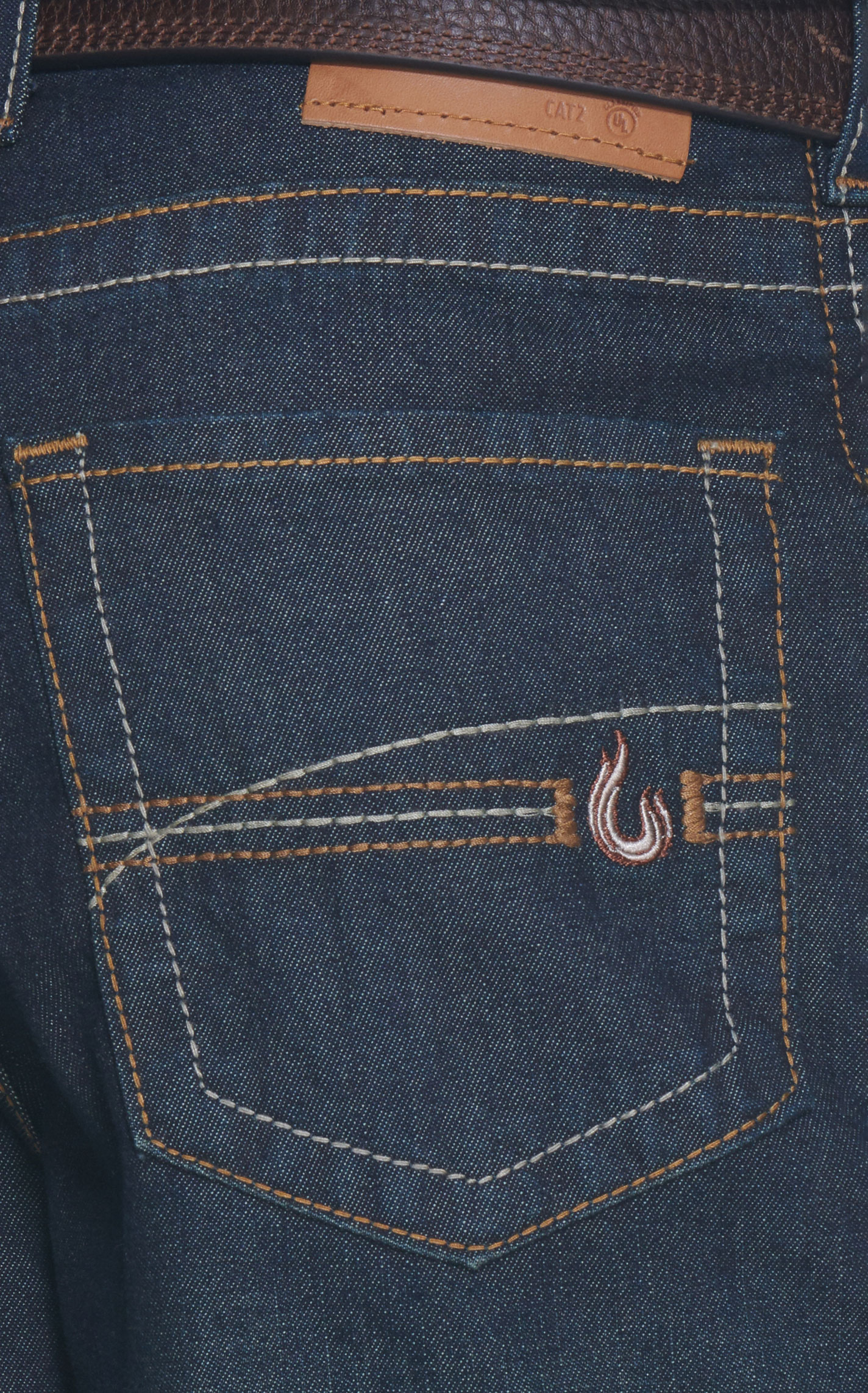 Lapco FR Men's Dark Wash Modern Work Jeans - Image 1