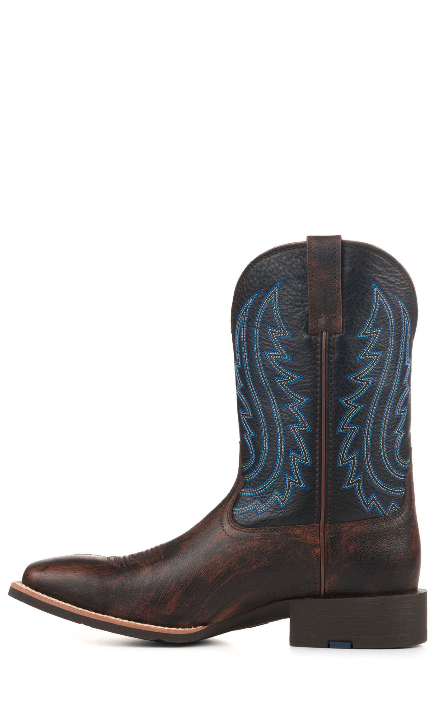 Ariat Men's Sport Big Country Tortuga & Black Wide Square Toe Cowboy Boots - Image 1