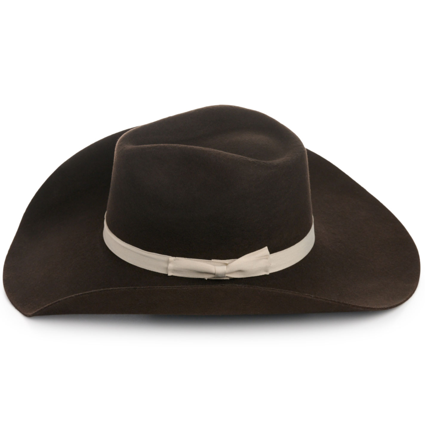 Rockin C Women's Chocolate Tracker & Cream Grosgrain Band Western Hat - Image 3