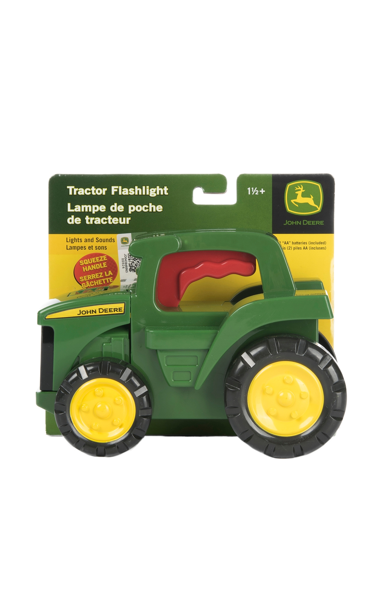 John Deere Kid's Green Tractor Flash Light Toy - Image 1