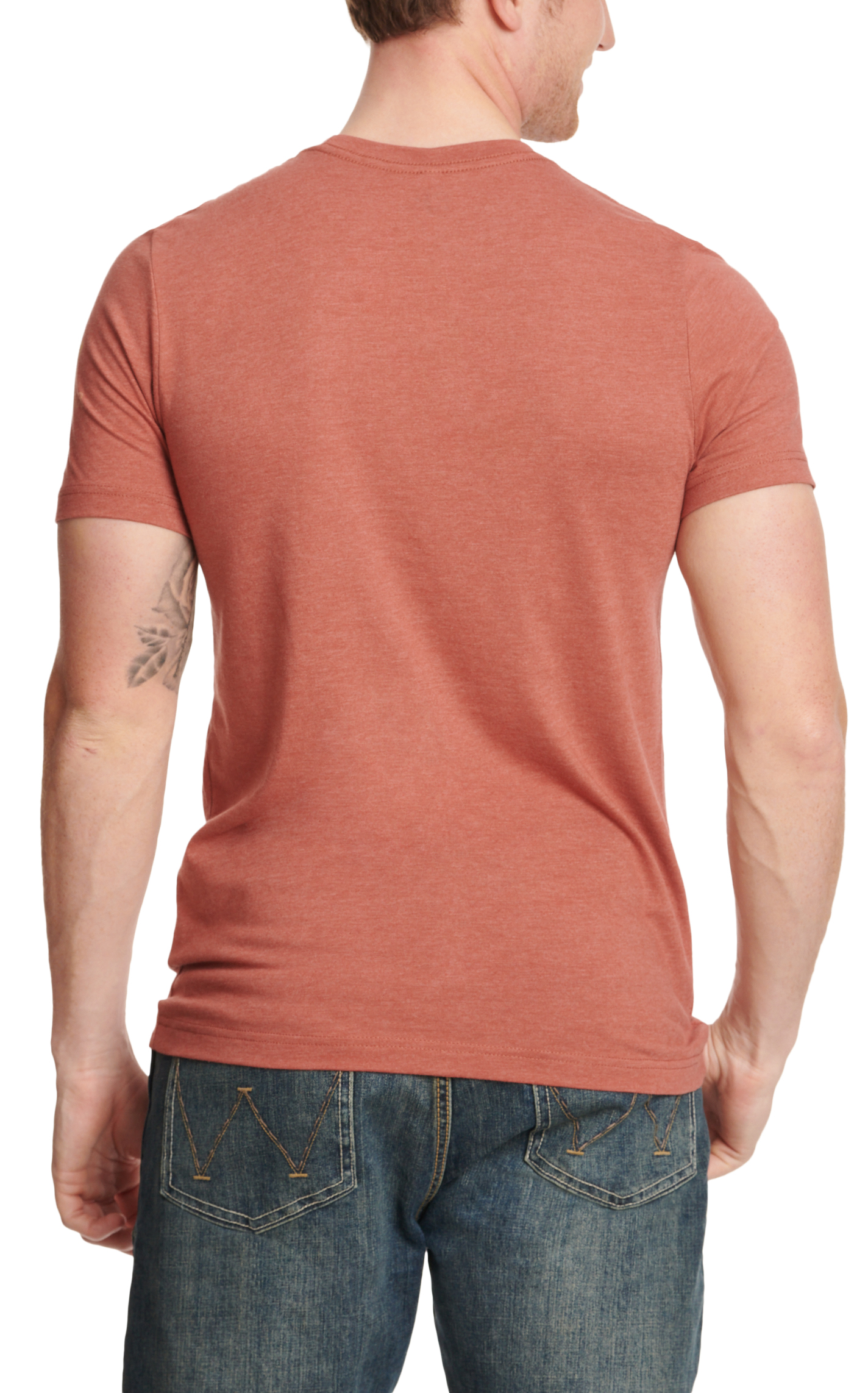 Red Dirt Hat Co. Men's Red Clay Buffalo Logo Graphic T-Shirt - Image 1