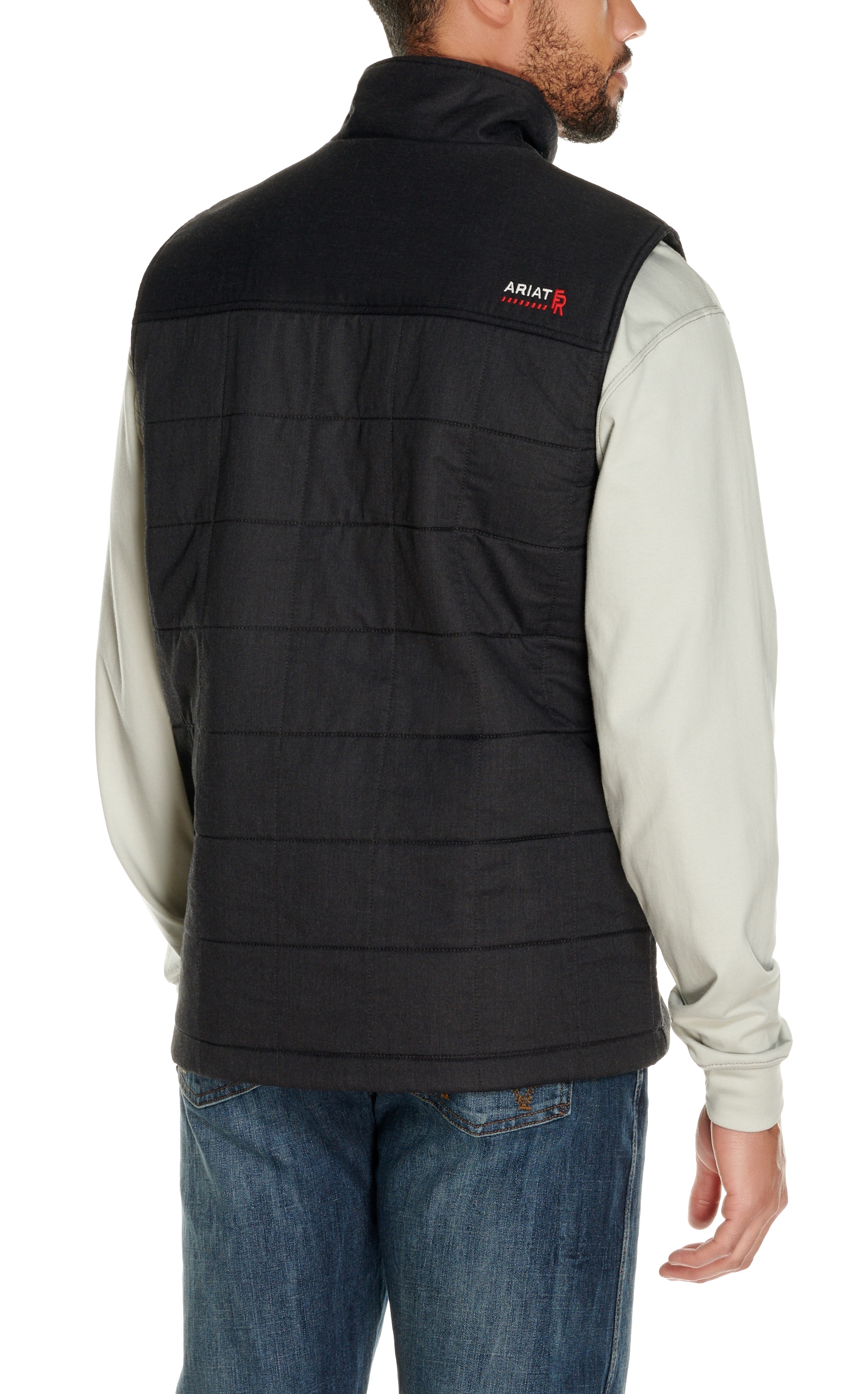 Ariat Men's Black FR 15OZ CAT3 Insulated Work Vest - Image 1