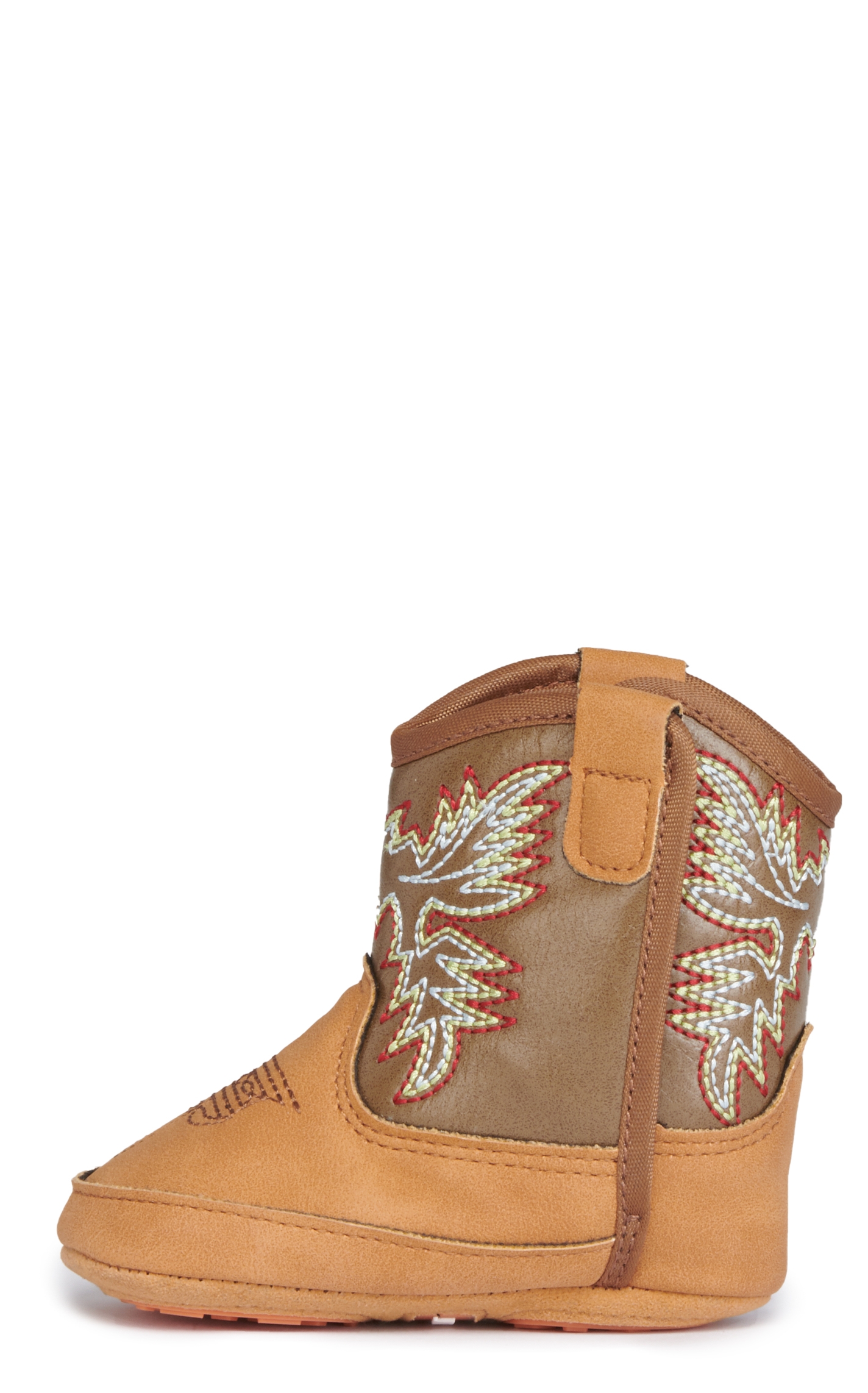 Ariat Infants Lil' Stompers Durango Tan and Chocolate Brown Western Bootie - Image 1