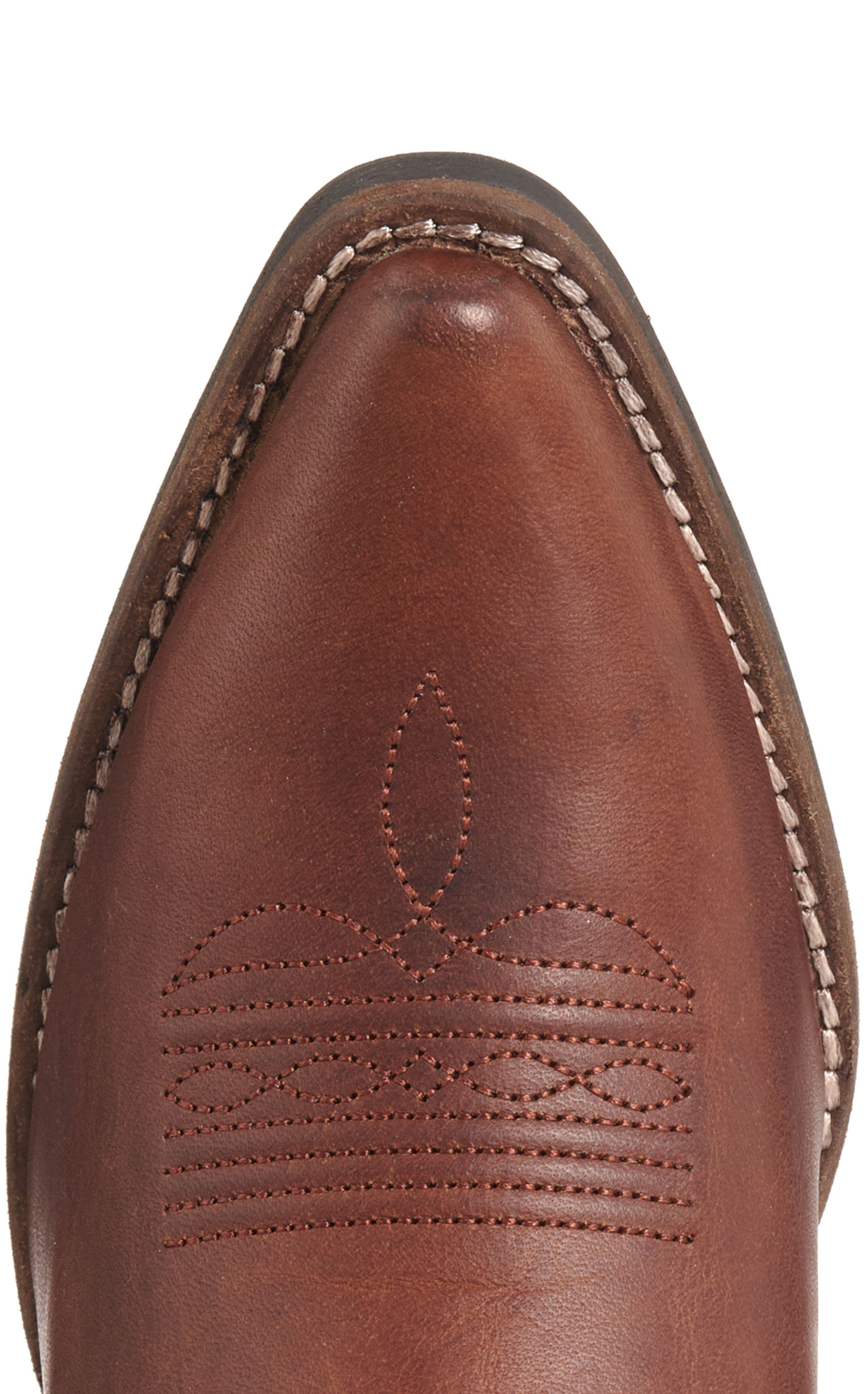 Rockin' C Women's Roasted Pecan & Speckled Hair On Hide Snip Toe Cowboy Boots - Image 1