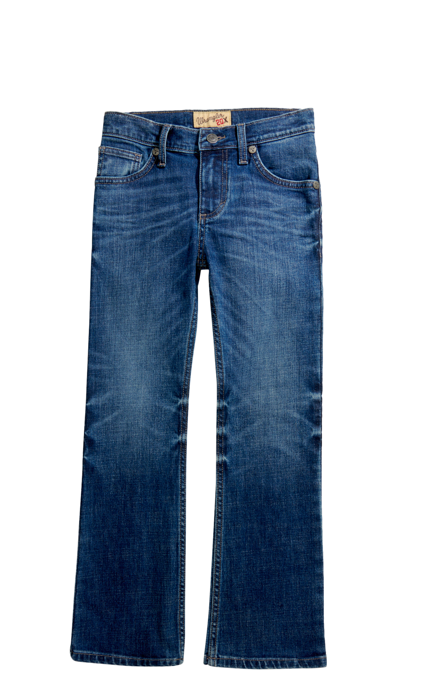 Wrangler 20X Boy's 42BWX Harper Medium Wash Vintage Boot Cut Jean (18-20) - Image 1