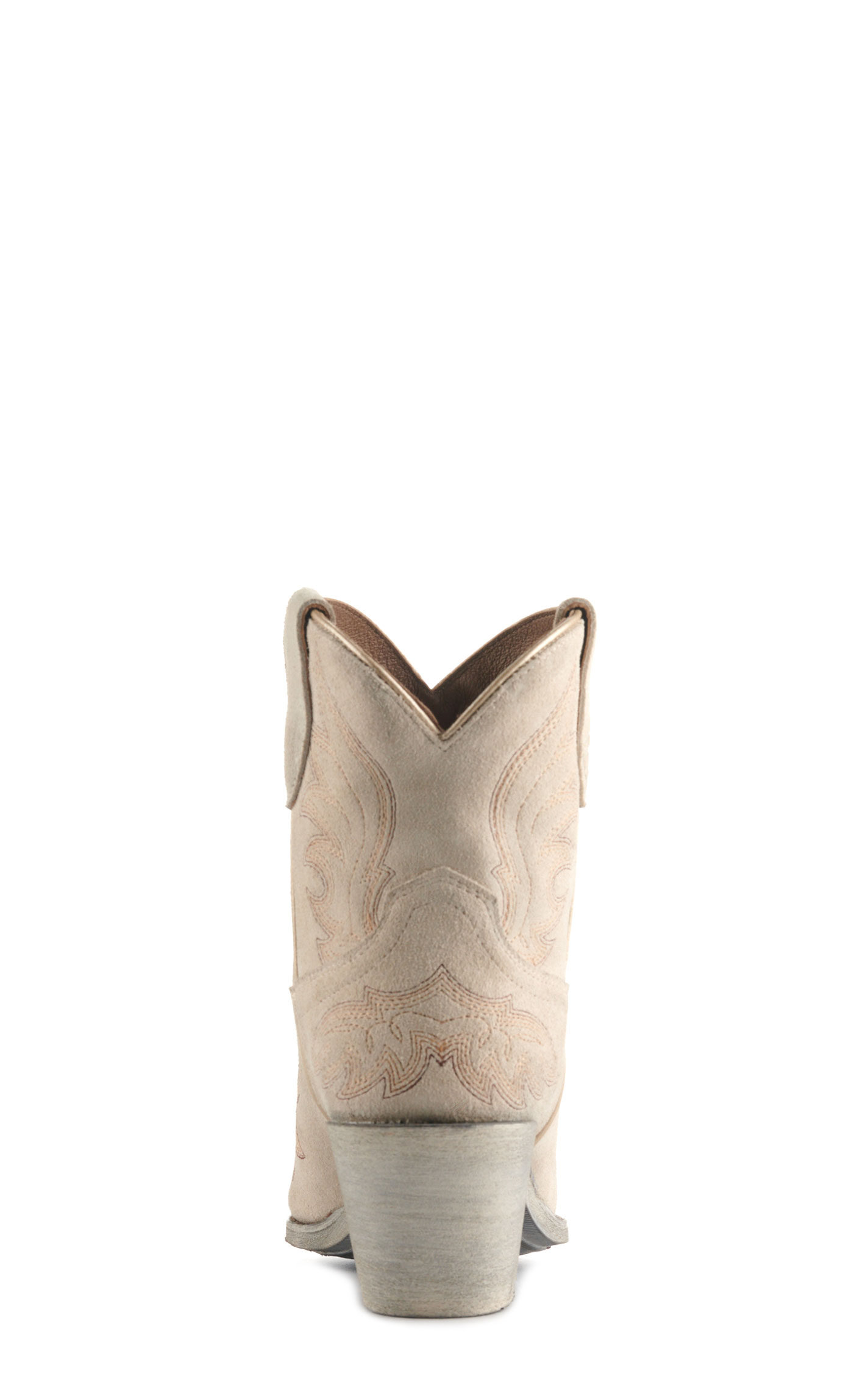 Ariat Women's Chandler Cloud White Suede Snip Toe Booties - Image 1