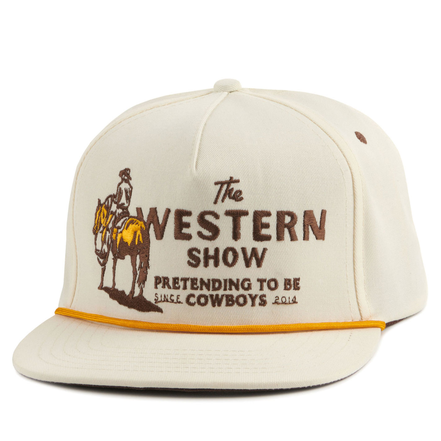Sendero Provisions Co. Men's Cream The Western Show Logo Cap - Image 1