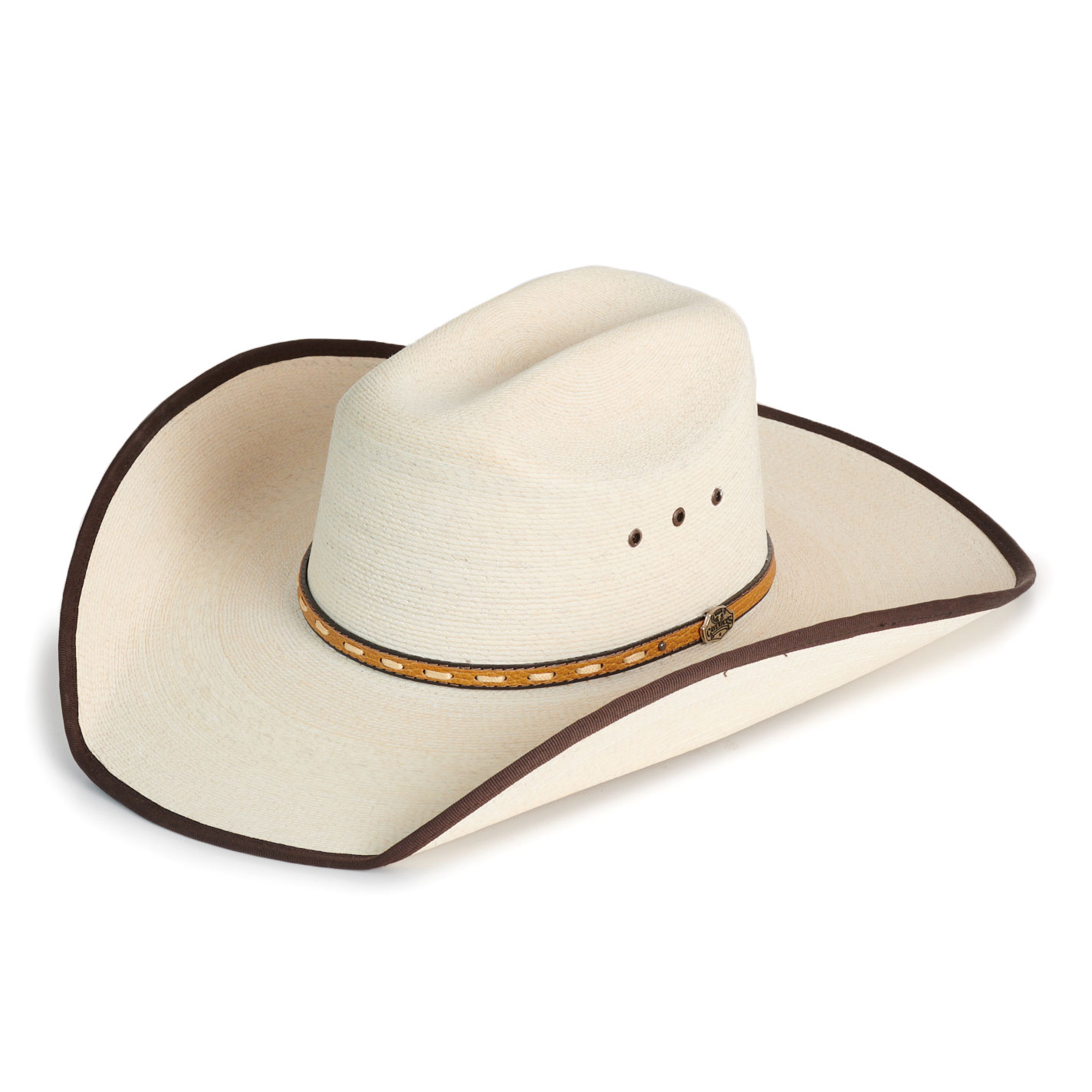 Cavender's 20X Ponderosa Palm Leaf Bound Edge Cowboy Hat - Image 1
