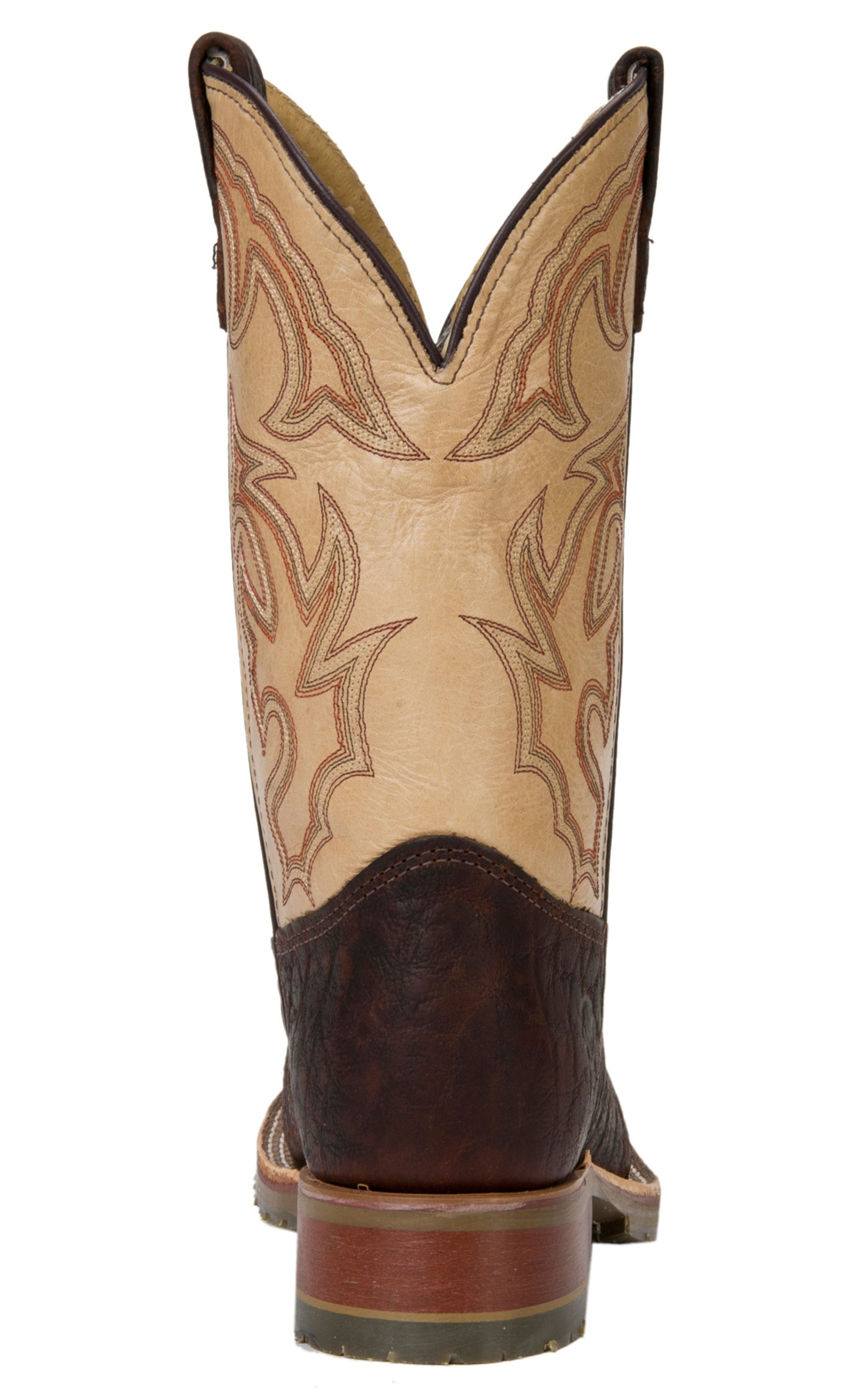 Double H Men's ICE Collection Graham Brown Bison and Taupe Wide Square Steel Toe Work Boot - Image 1
