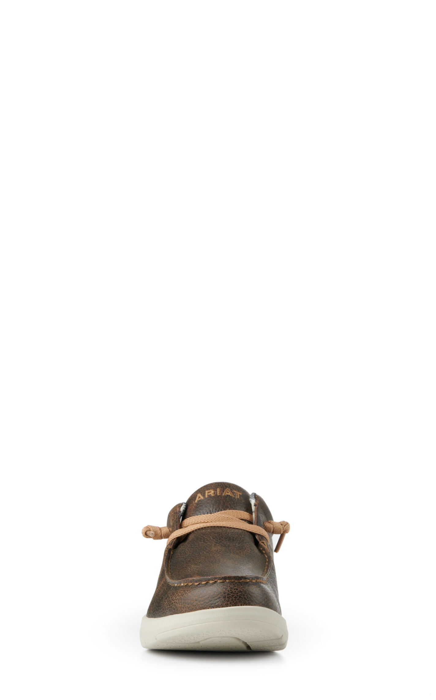 Ariat Men's Hilo Dark Brown and Tan Leather Lace Up Casual Shoes - Image 1