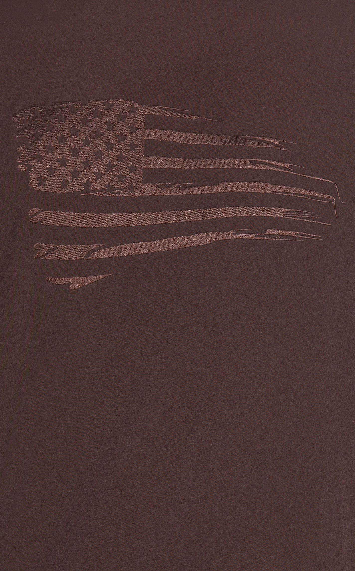Ariat Men's Logo 2.0 Patriot Coffee Bean Brown with Flag Embroidery Softshell Vest - Image 1
