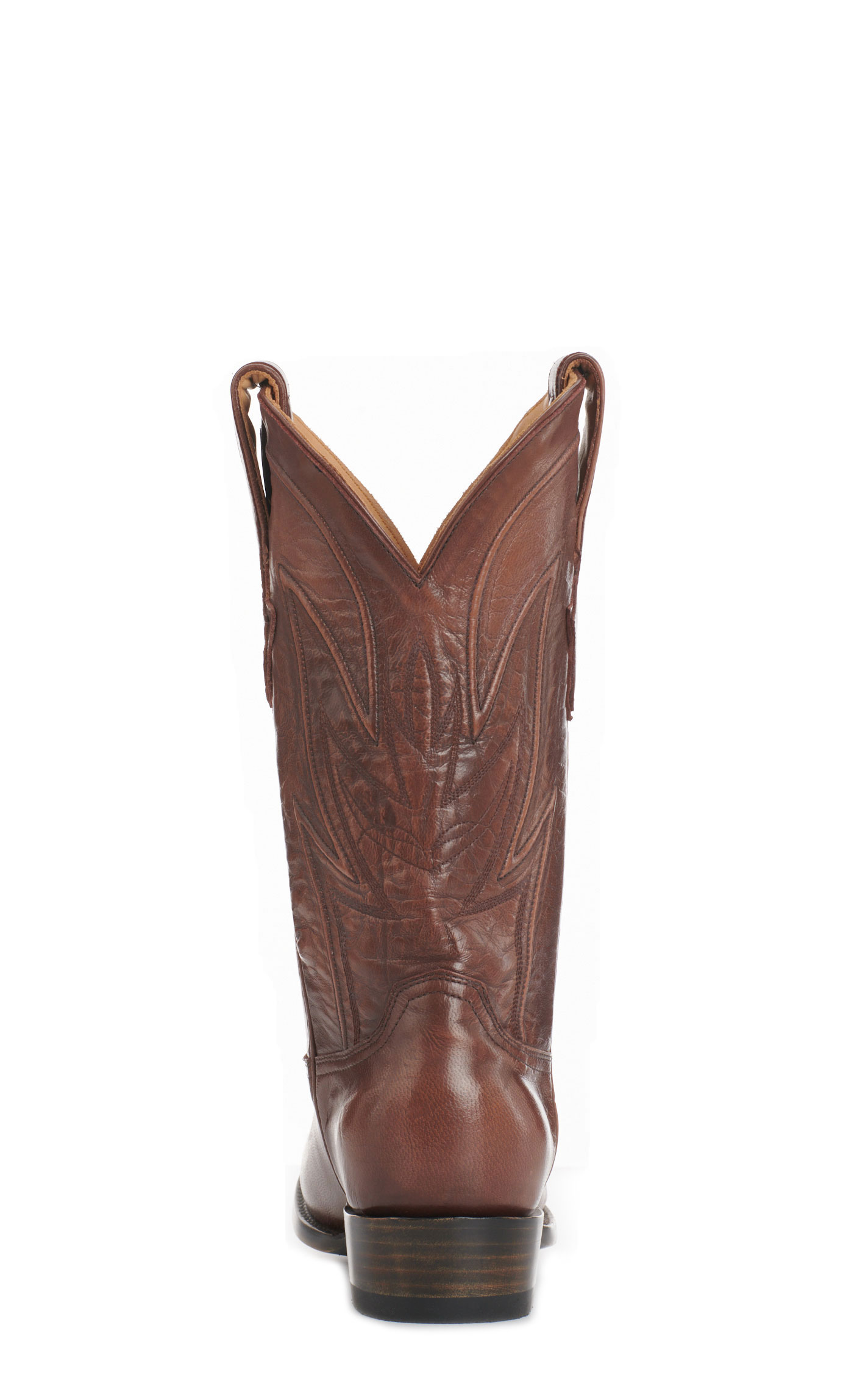 JRC & Sons Men's Creed Brush Off Goat Round Toe Cowboy Boot in Tan - Image 1