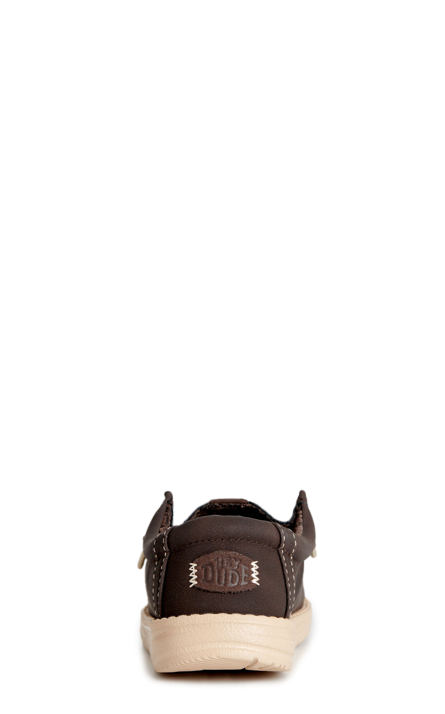 Hey Dude Boy's Wally Brown Lace Moc Toe Casual Shoes - Image 1