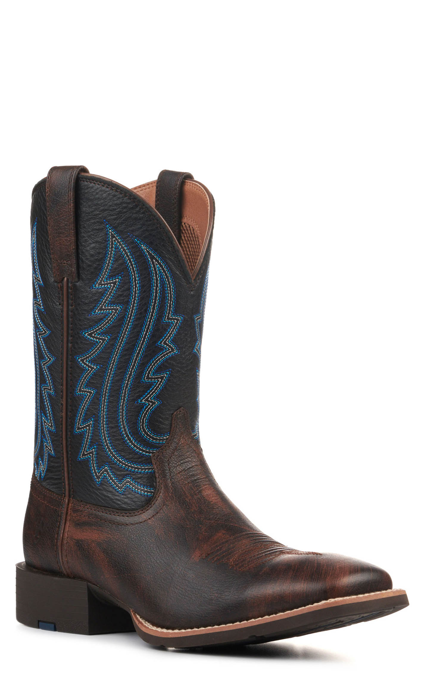 Ariat Men's Sport Big Country Tortuga & Black Wide Square Toe Cowboy Boots - Image 1
